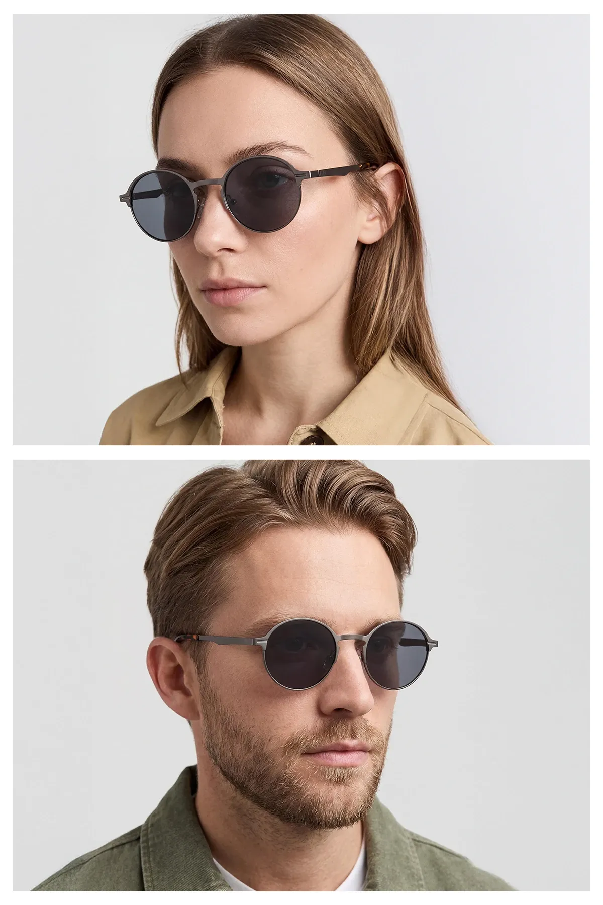 EOH4013 C4 Gri Metal Unisex Güneş Gözlüğü