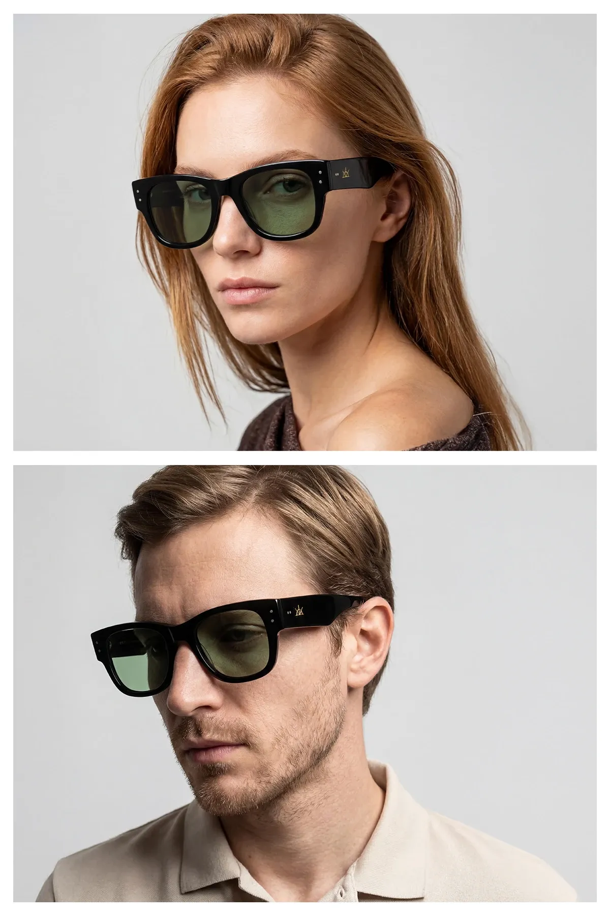 EOH4014 C1 Siyah Asetat Unisex Güneş Gözlüğü