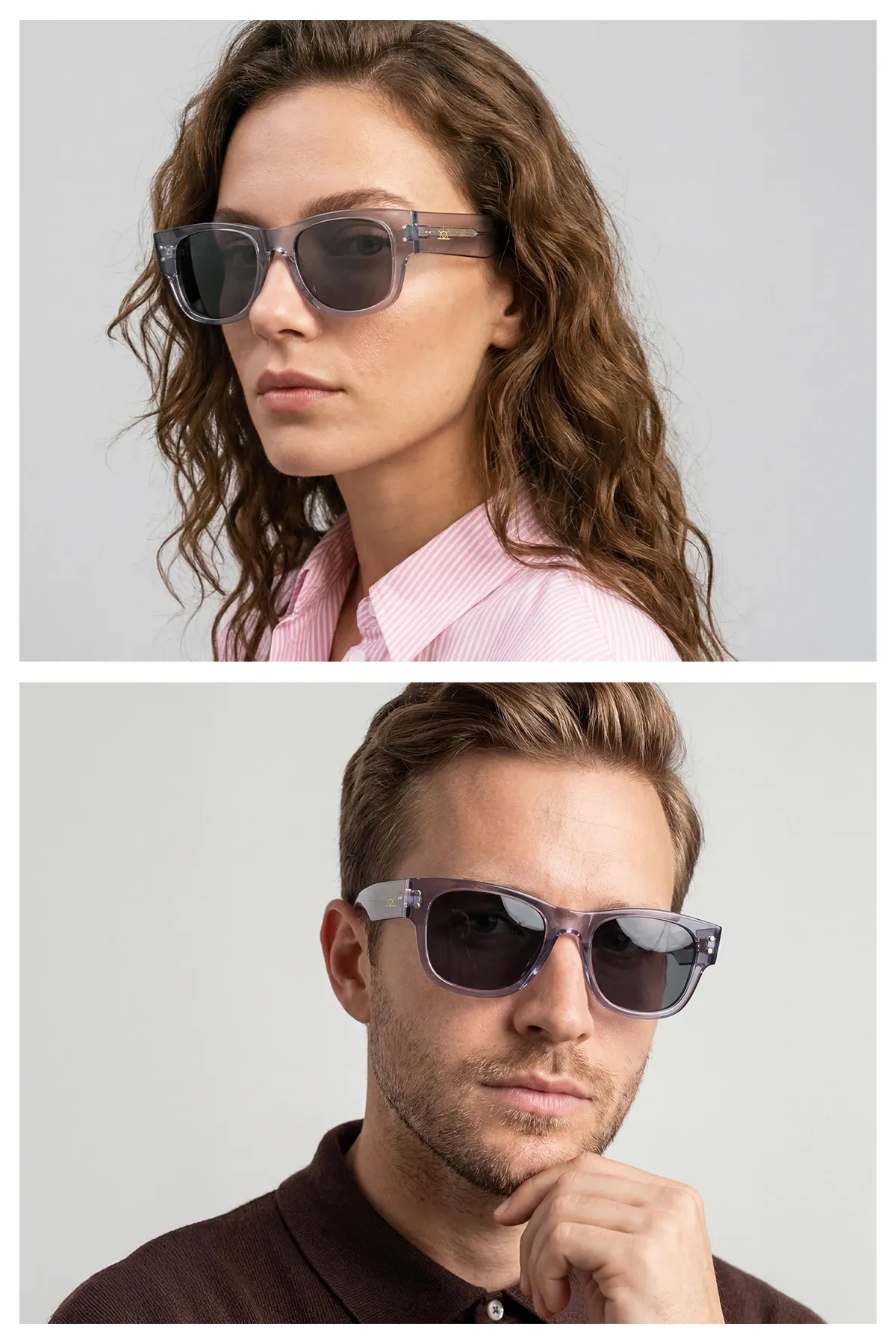 EOH4014 C2 Gri Asetat Unisex Güneş Gözlüğü