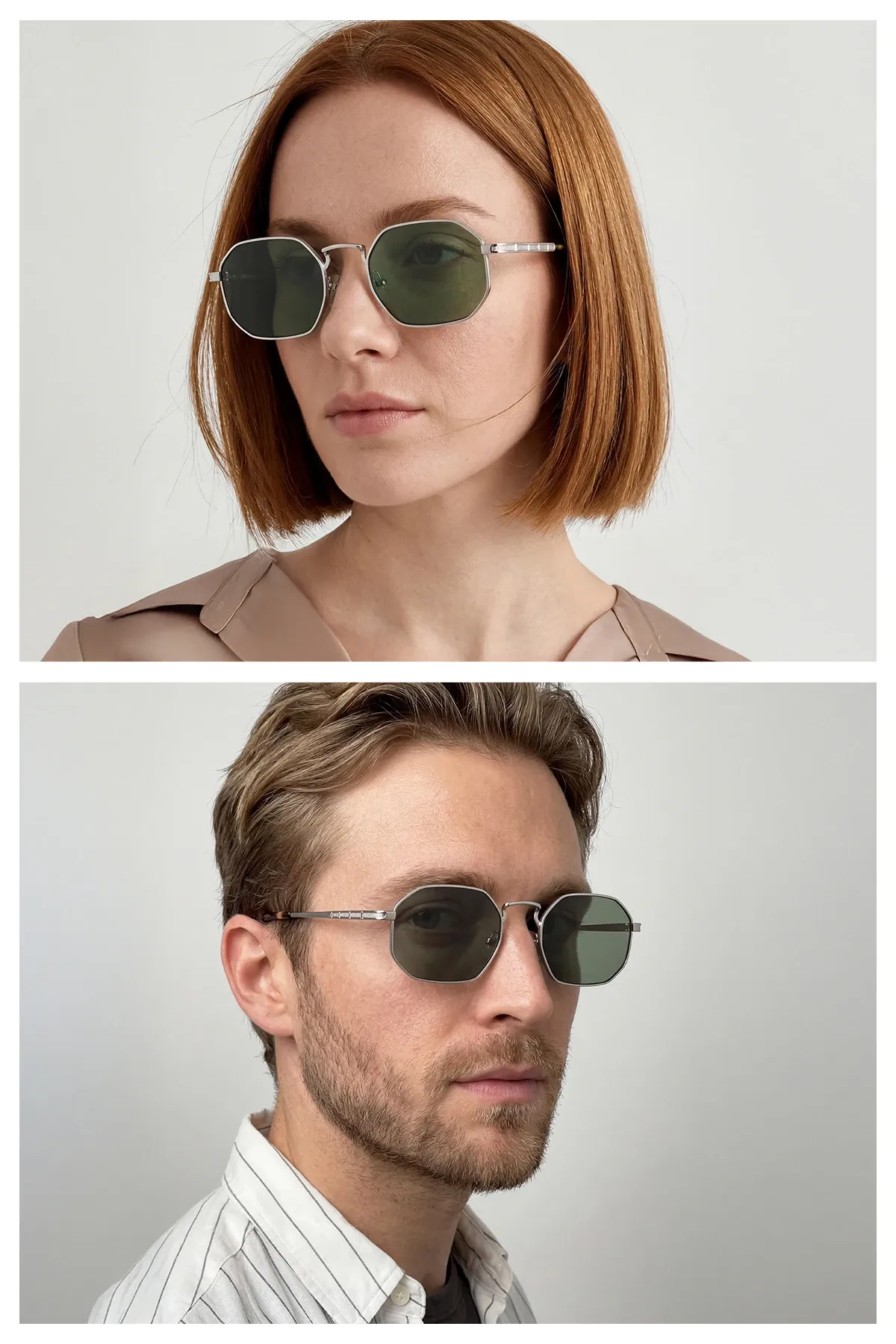 EOH4016 C2 Gümüş Metal Unisex Güneş Gözlüğü