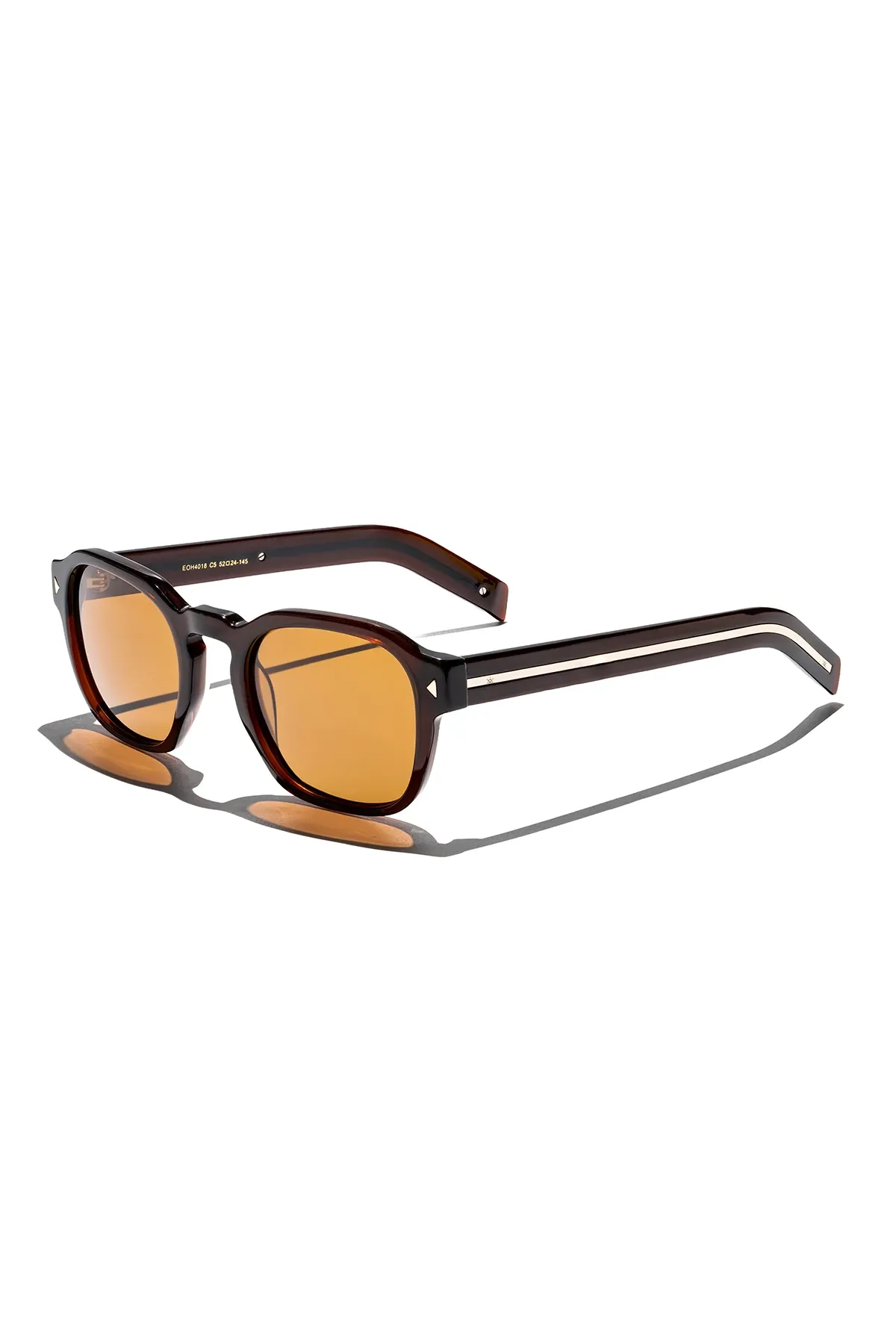 EOH4018 C5 Kahverengi Asetat Unisex Güneş Gözlüğü