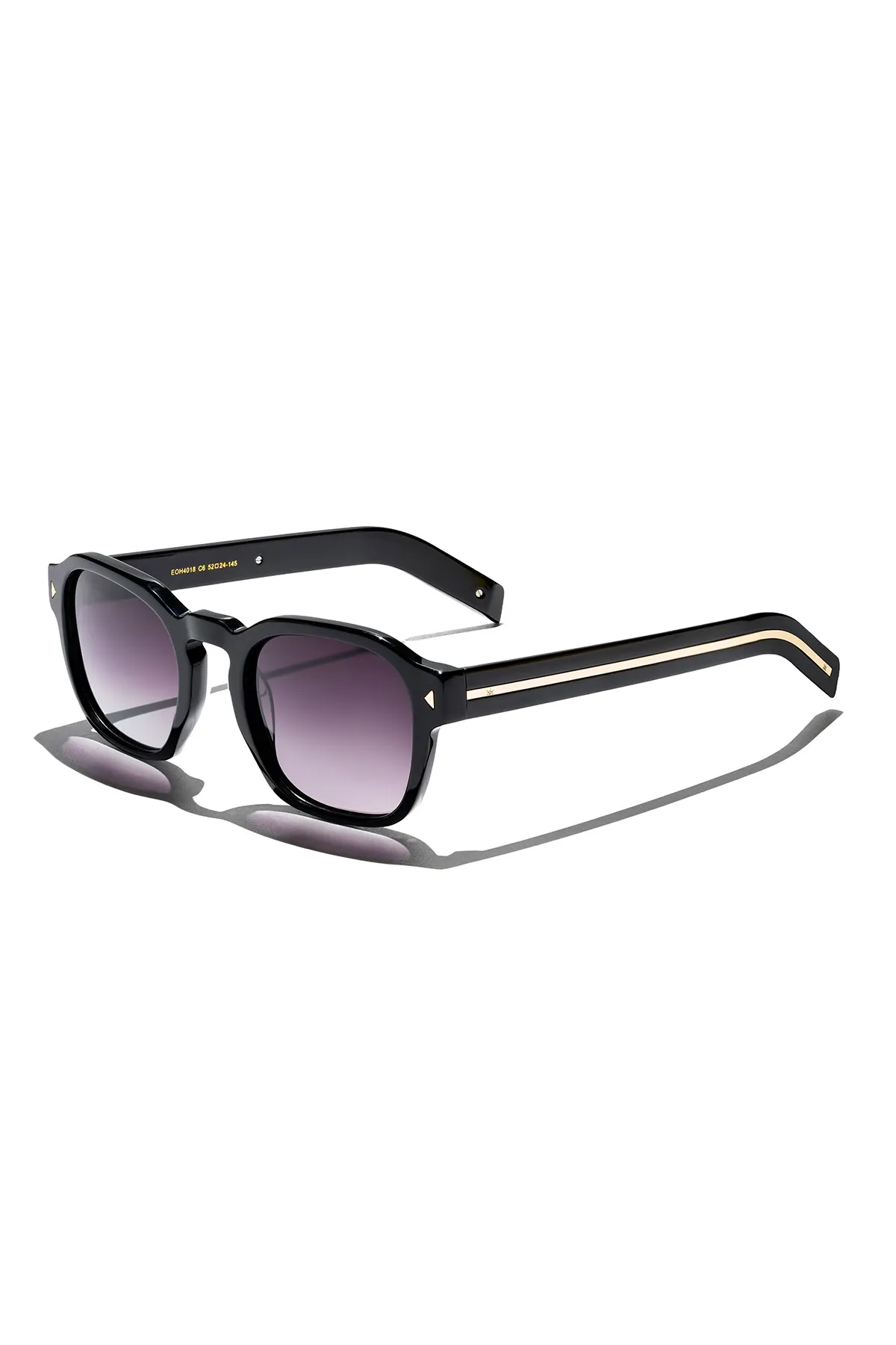 EOH4018 C6 Siyah Asetat Unisex Güneş Gözlüğü