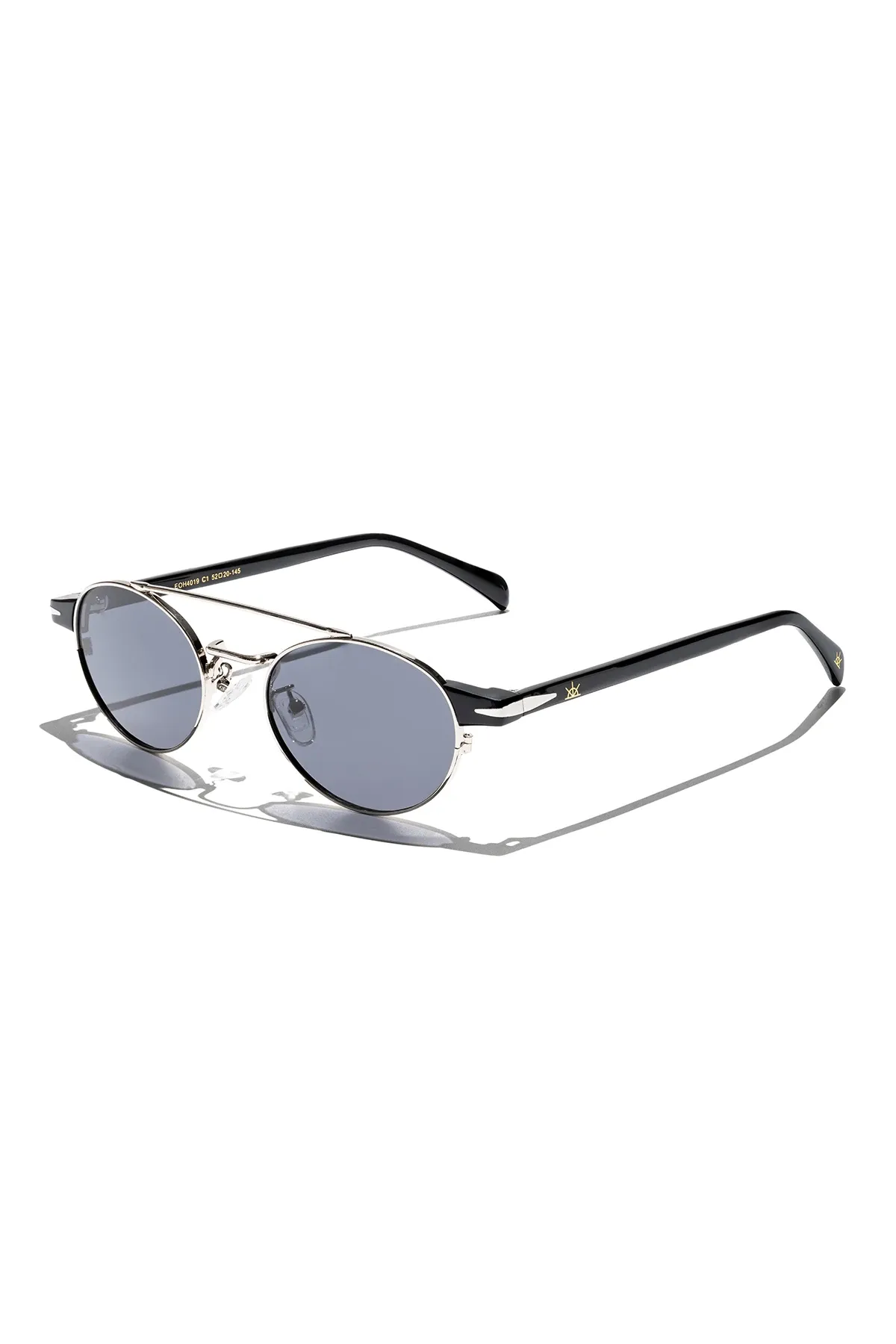 EOH4019 C1 Gümüş/Siyah Metal Unisex Güneş Gözlüğü