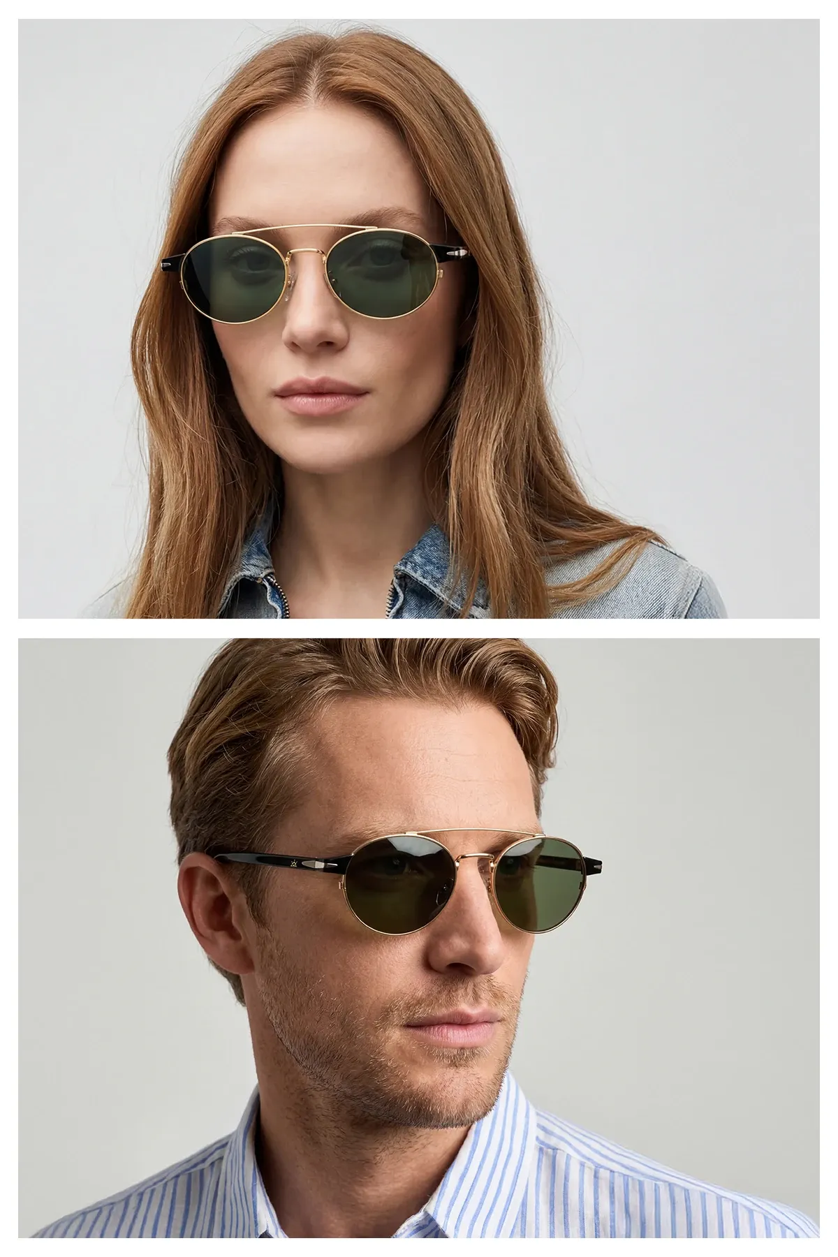 EOH4019 C2 Sarı/Siyah Metal Unisex Güneş Gözlüğü