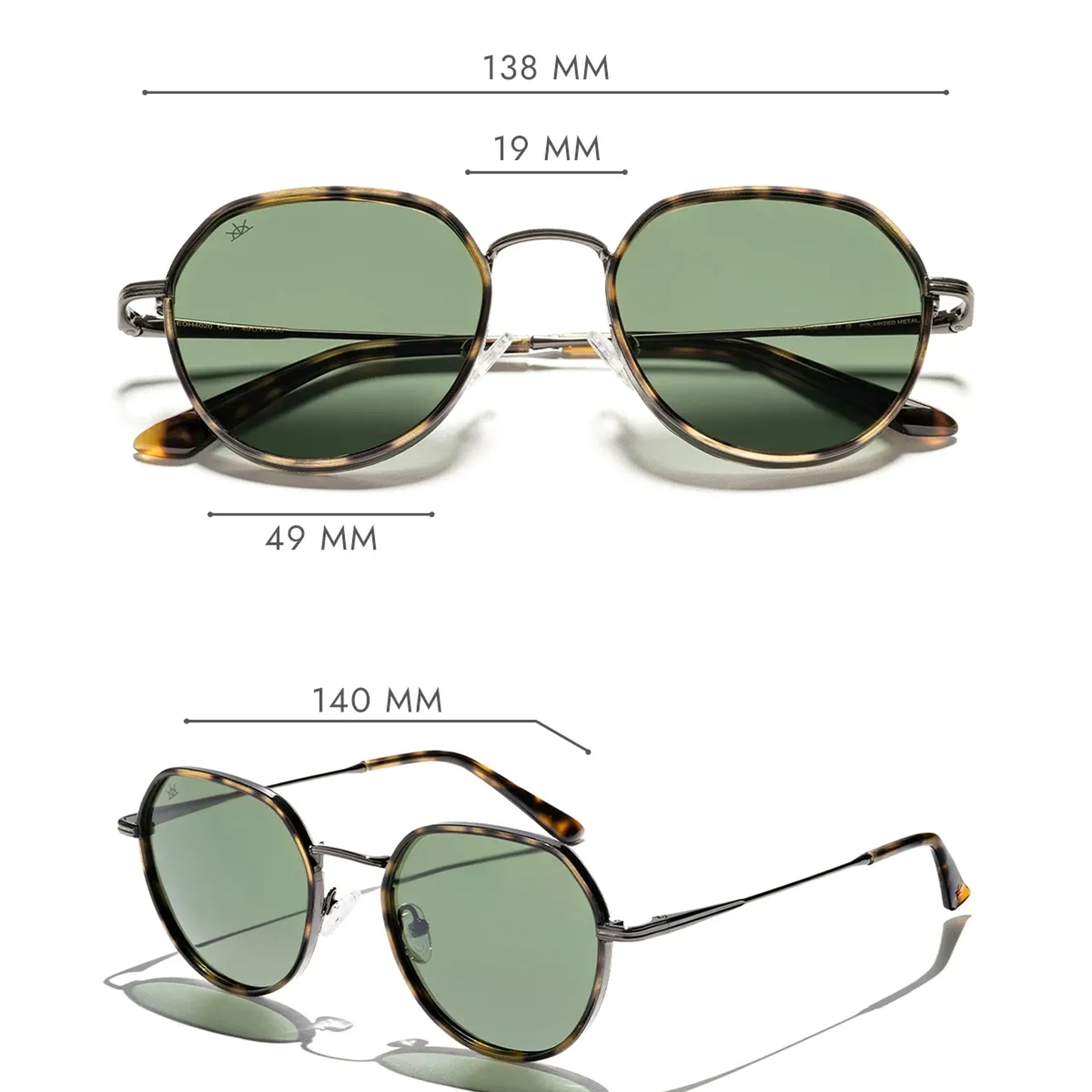 EOH4020 C1 Gri Metal Unisex Güneş Gözlüğü