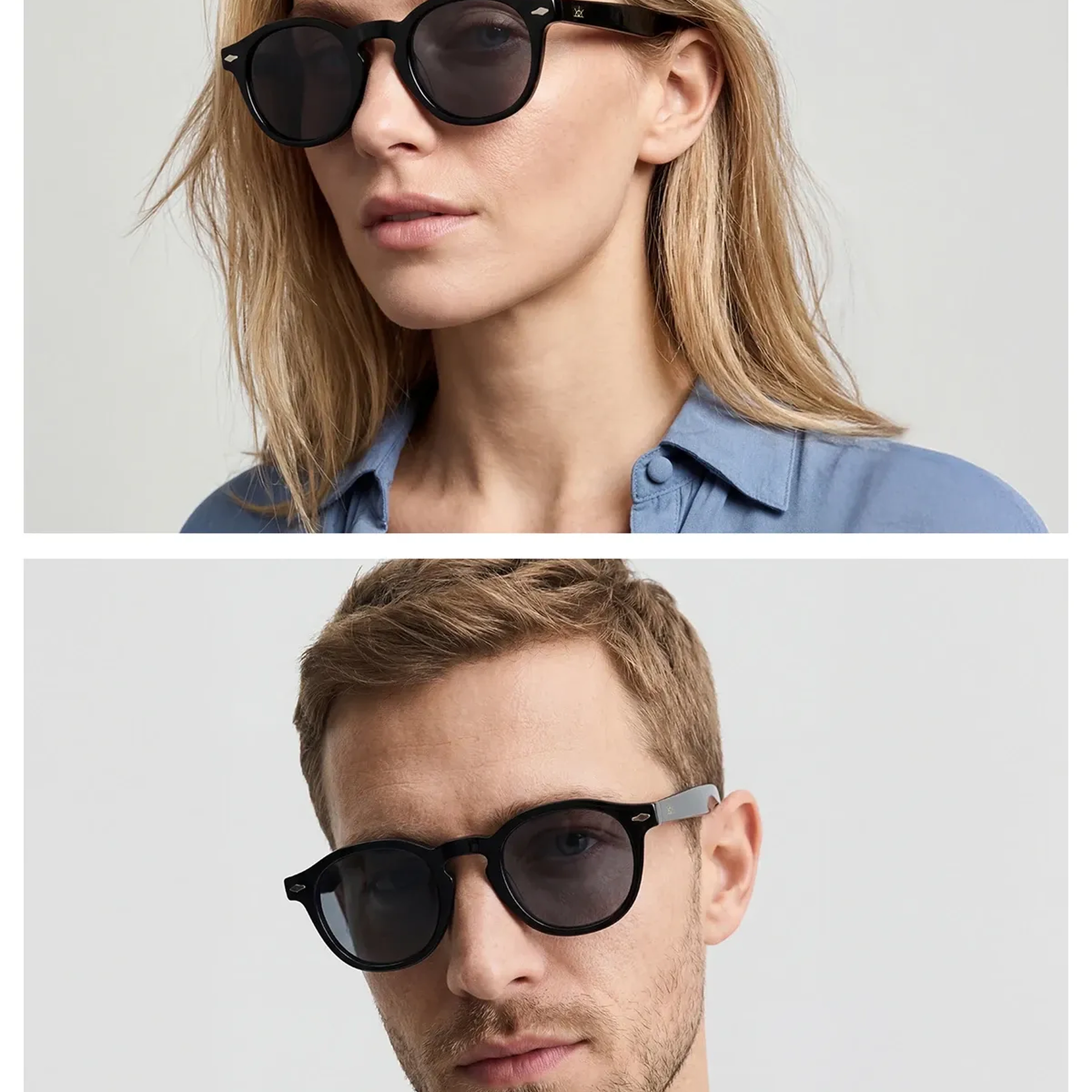 EOH4023 C1 Siyah Asetat Unisex Güneş Gözlüğü