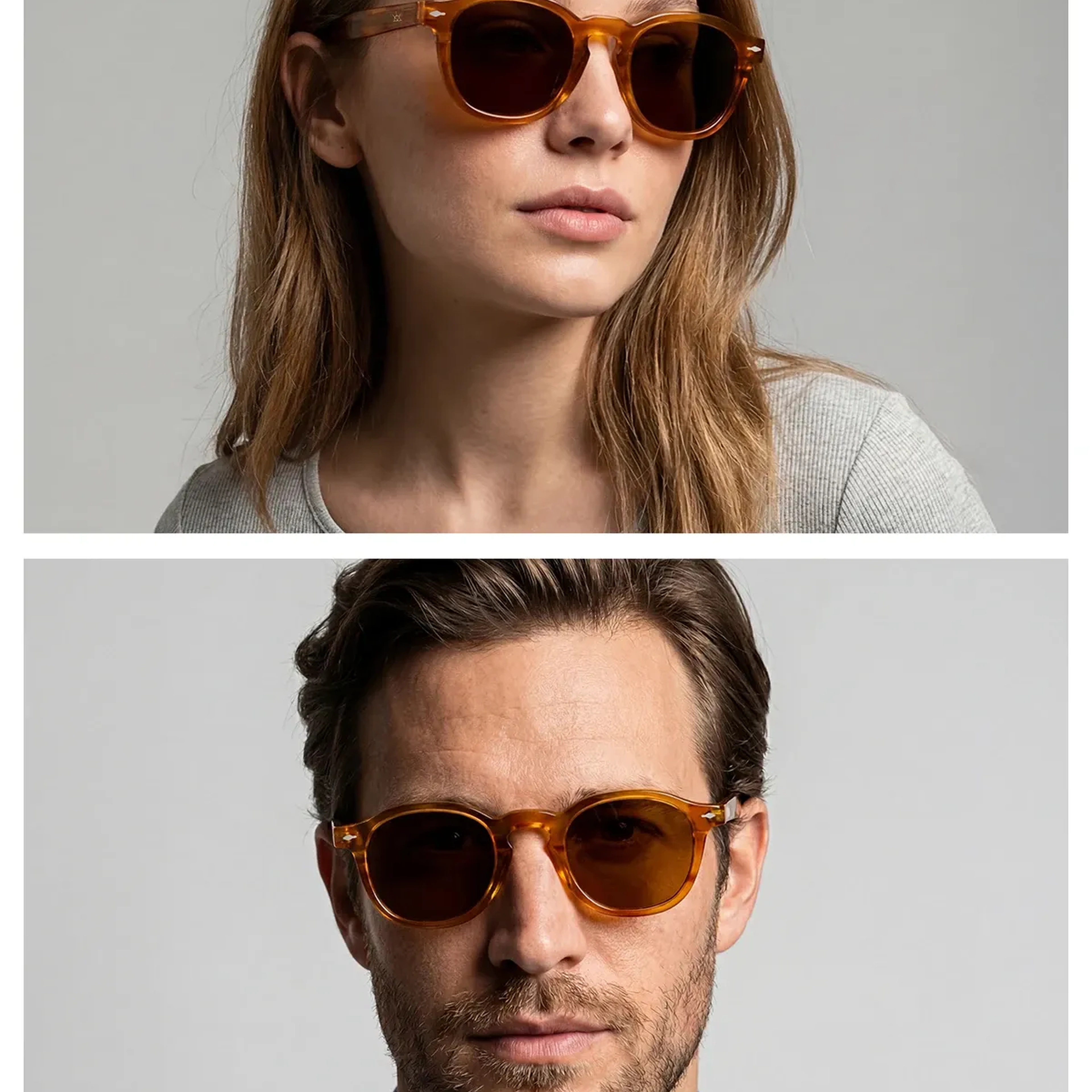 EOH4023 C4 Amber Asetat Unisex Güneş Gözlüğü