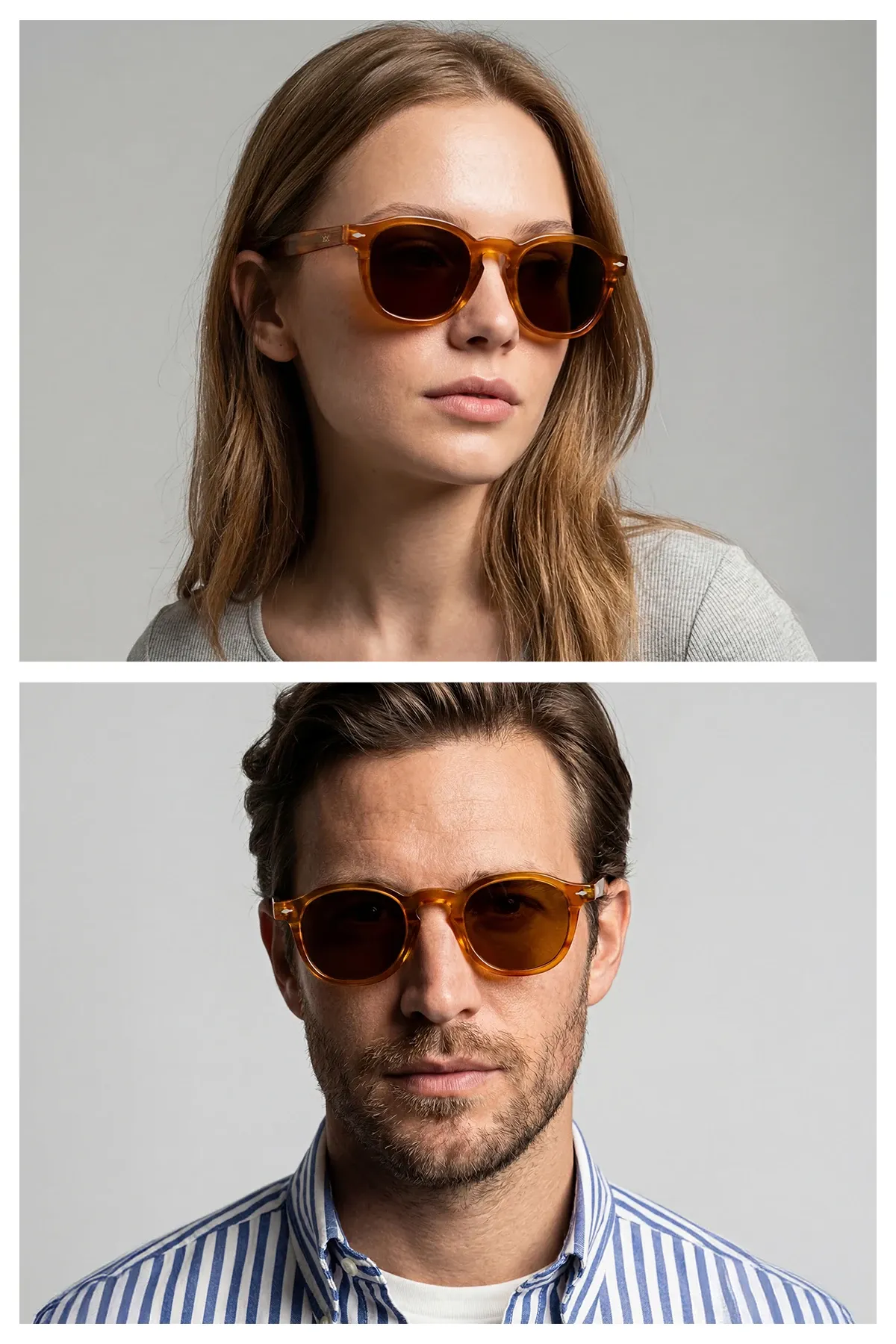 EOH4023 C4 Amber Asetat Unisex Güneş Gözlüğü