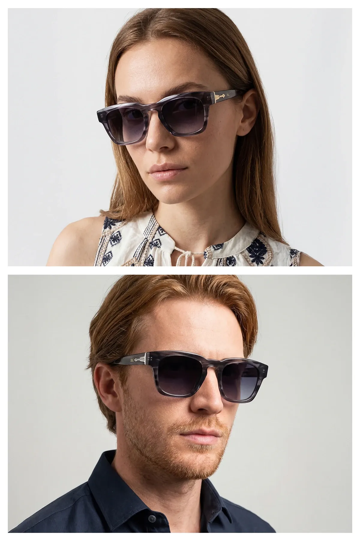 EOH4024 C4 Gri Asetat Unisex Güneş Gözlüğü