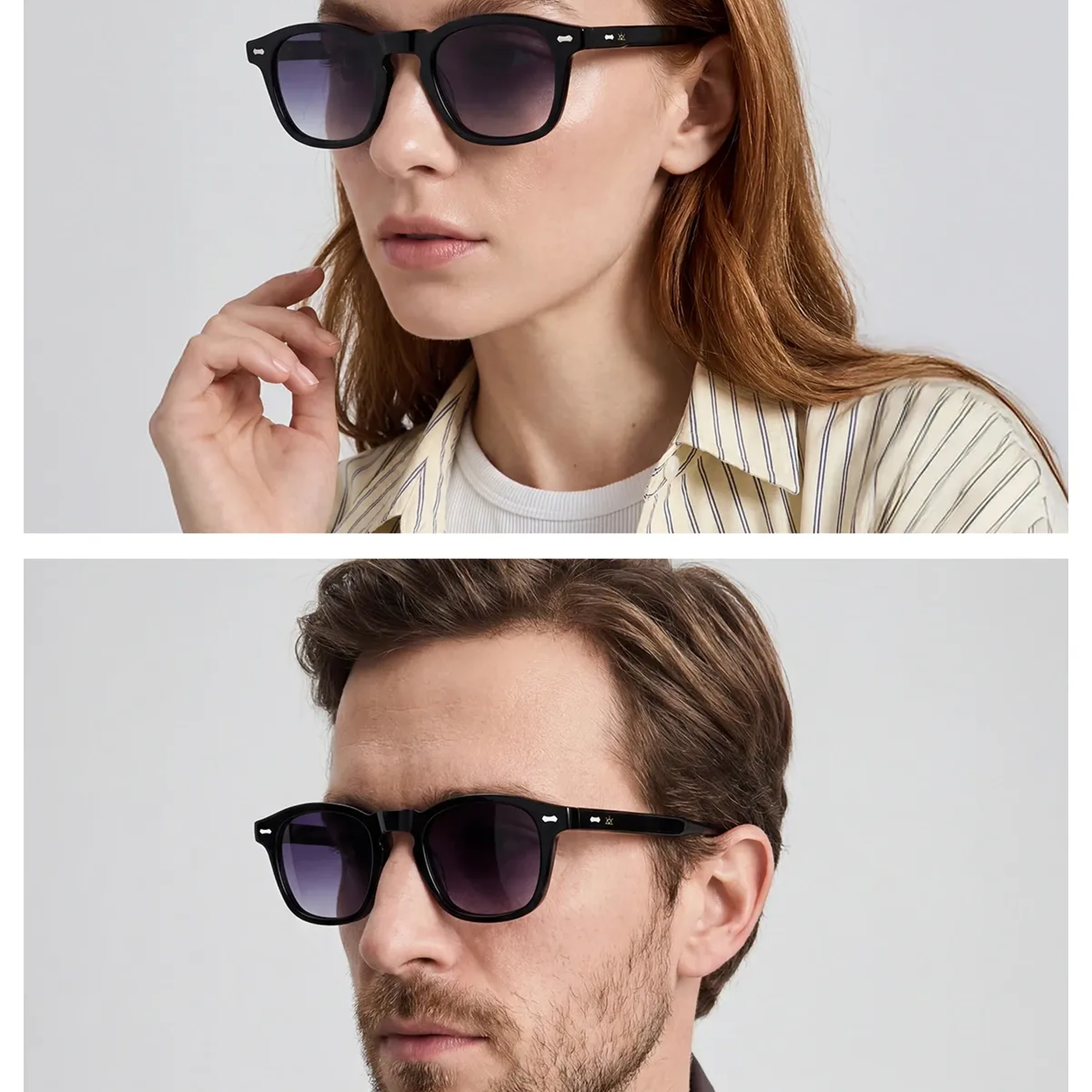 EOH4025 C1 Siyah Asetat Unisex Güneş Gözlüğü