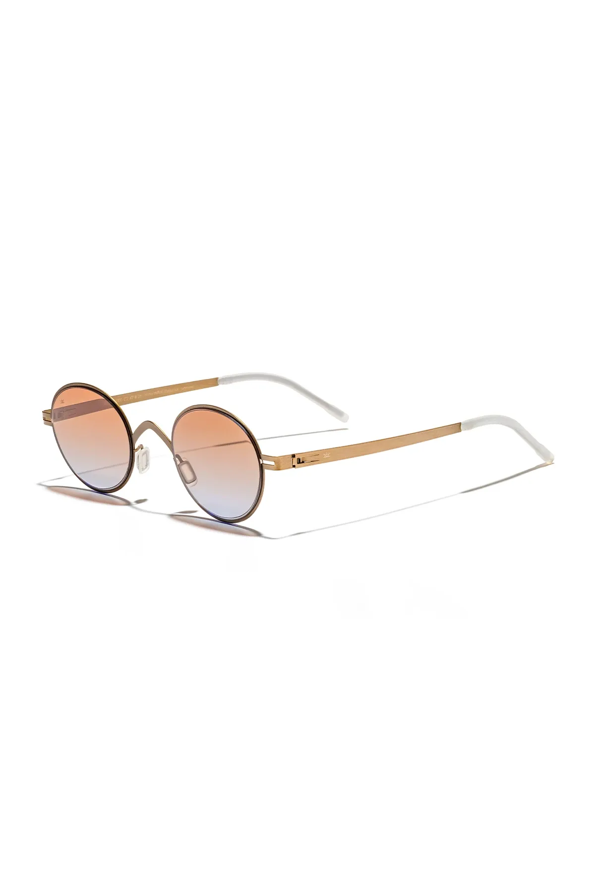 EOH5000 C2 Kahverengi Ultra Hafif Metal Yuvarlak Unisex Güneş Gözlüğü
