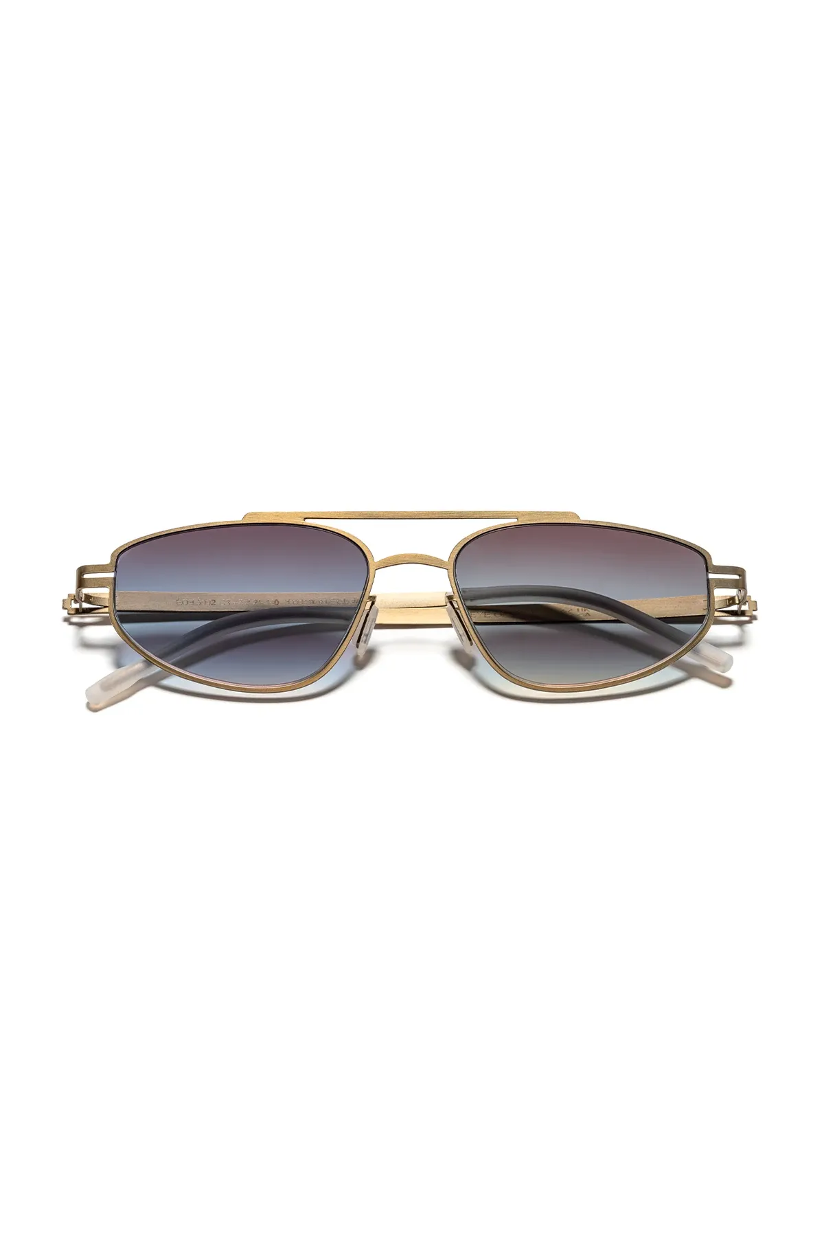 EOH5002 C3 Kahverengi Ultra Hafif Metal Geometrik Unisex Güneş Gözlüğü