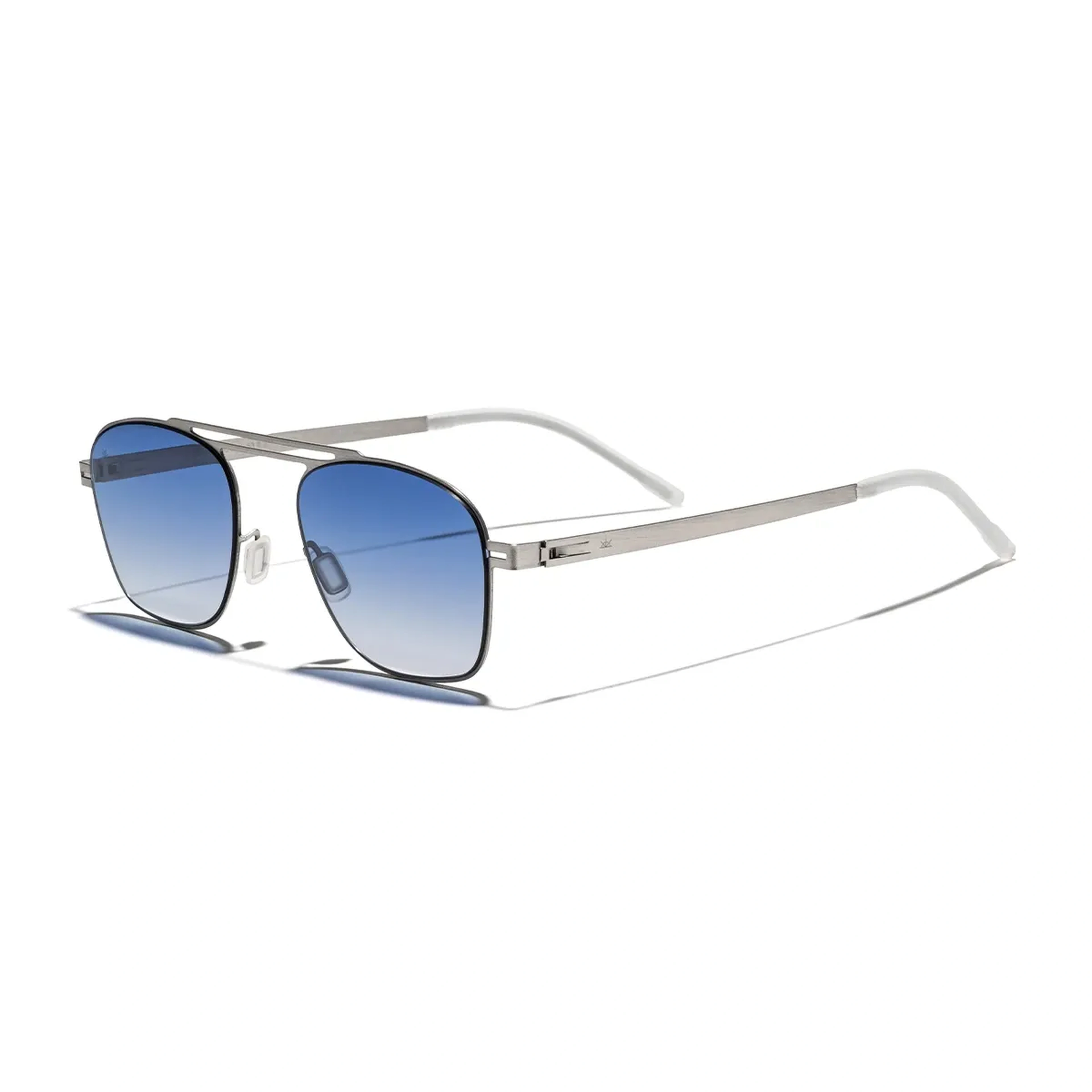 EOH5004 C1 Mavi Degrade Ultra Hafif Metal Kare Unisex Güneş Gözlüğü