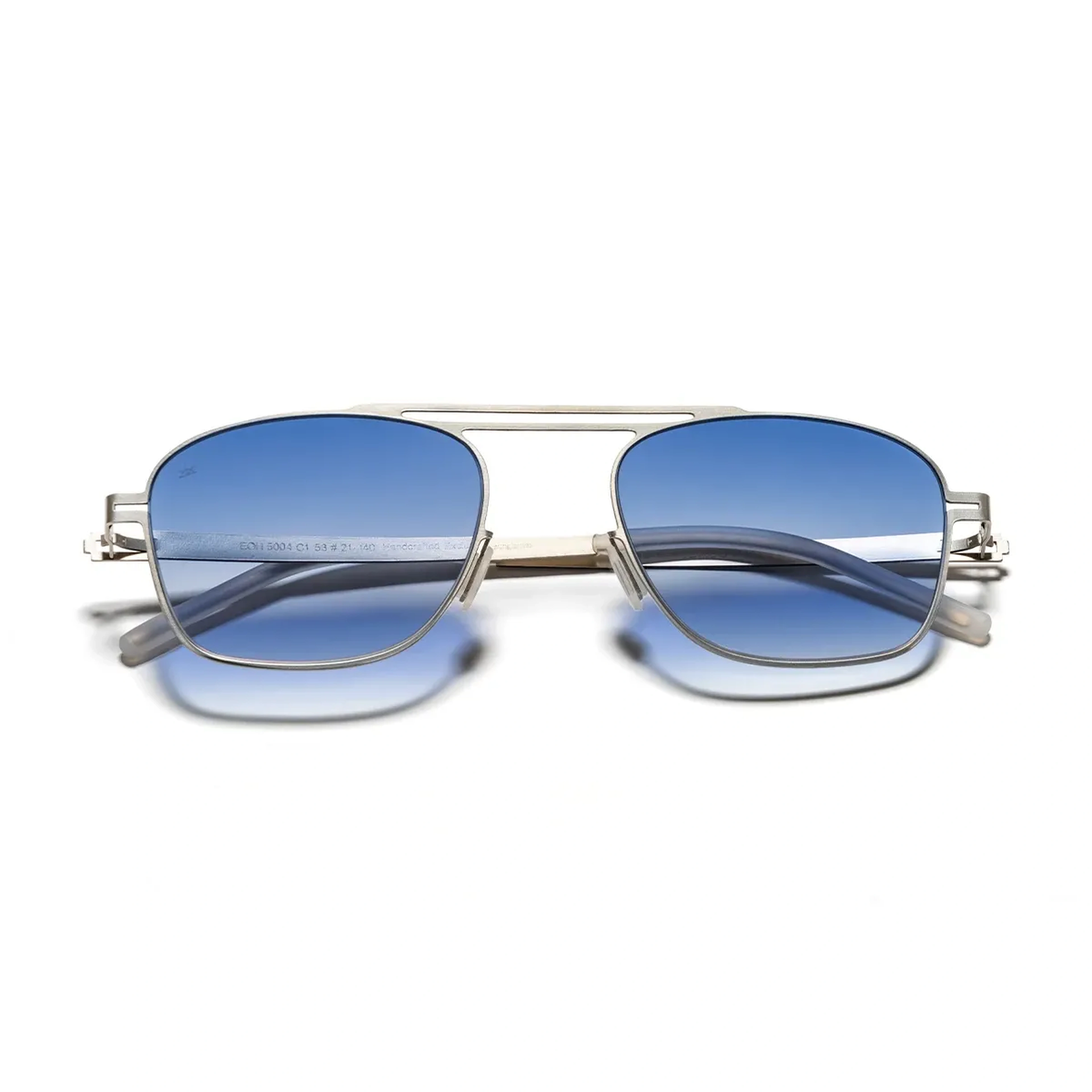 EOH5004 C1 Mavi Degrade Ultra Hafif Metal Kare Unisex Güneş Gözlüğü