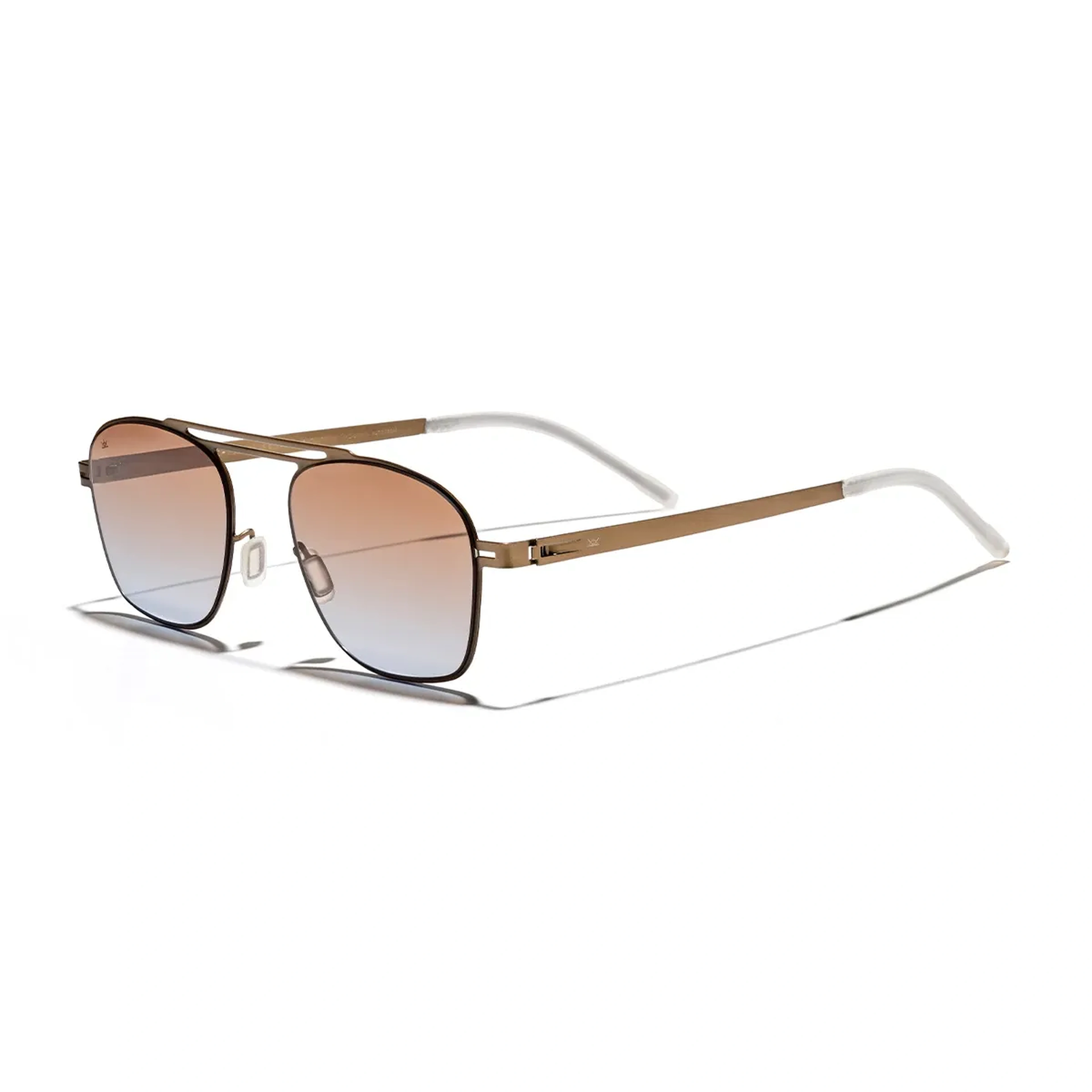 EOH5004 C3 Kahverengi Ultra Hafif Metal Kare Unisex Güneş Gözlüğü