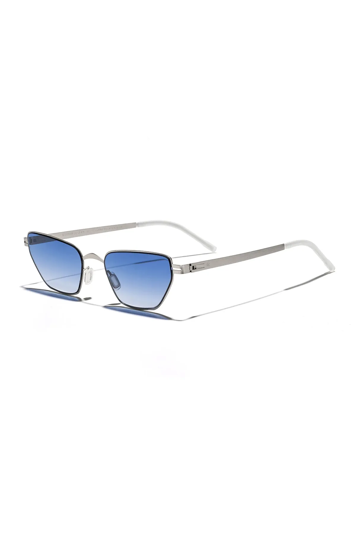 EOH5005 C2 Mavi Degrade Ultra Hafif Metal Cat Eye Unisex Güneş Gözlüğü