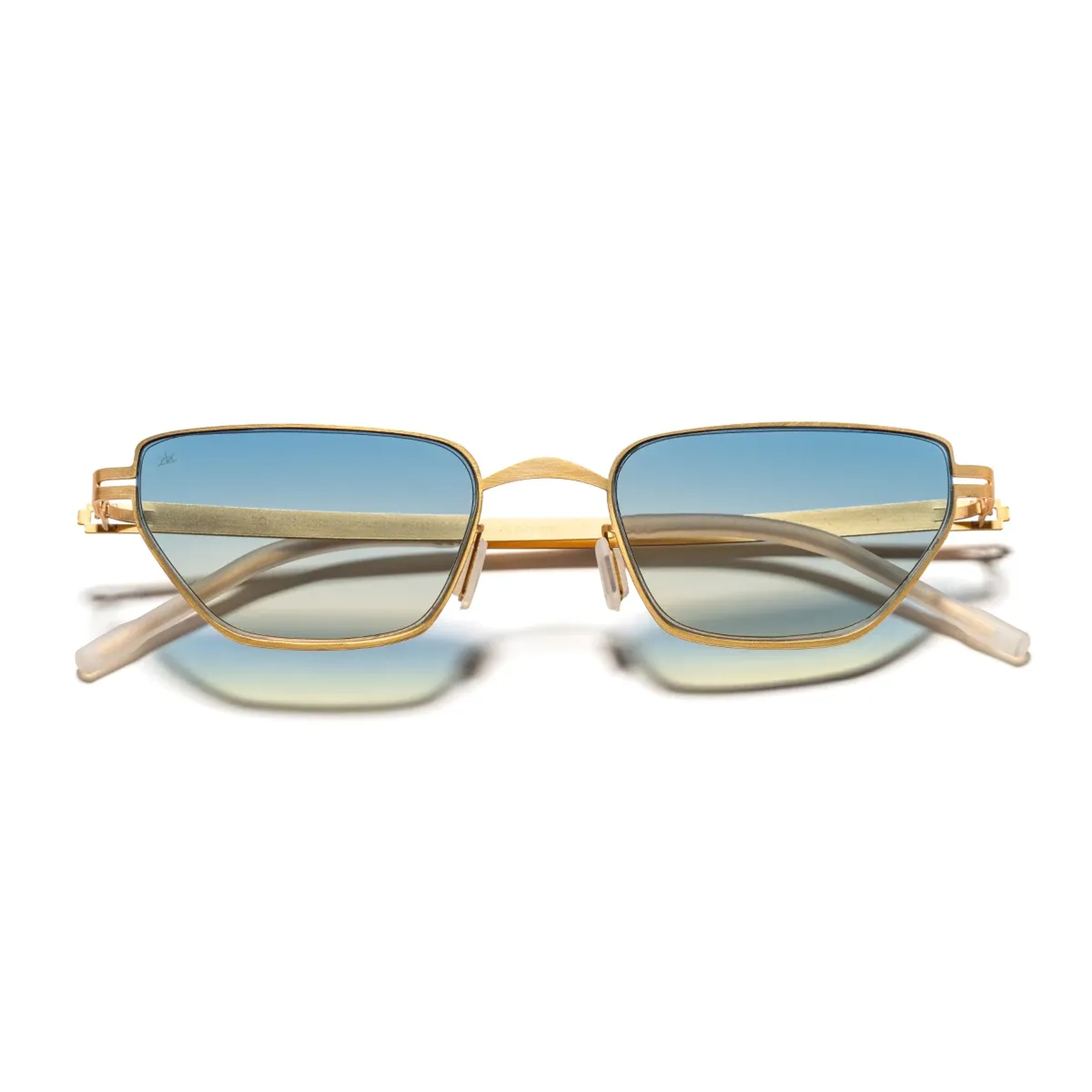 EOH5005 C3 Sarı Ultra Hafif Metal Unisex Cat Eye Güneş Gözlüğü