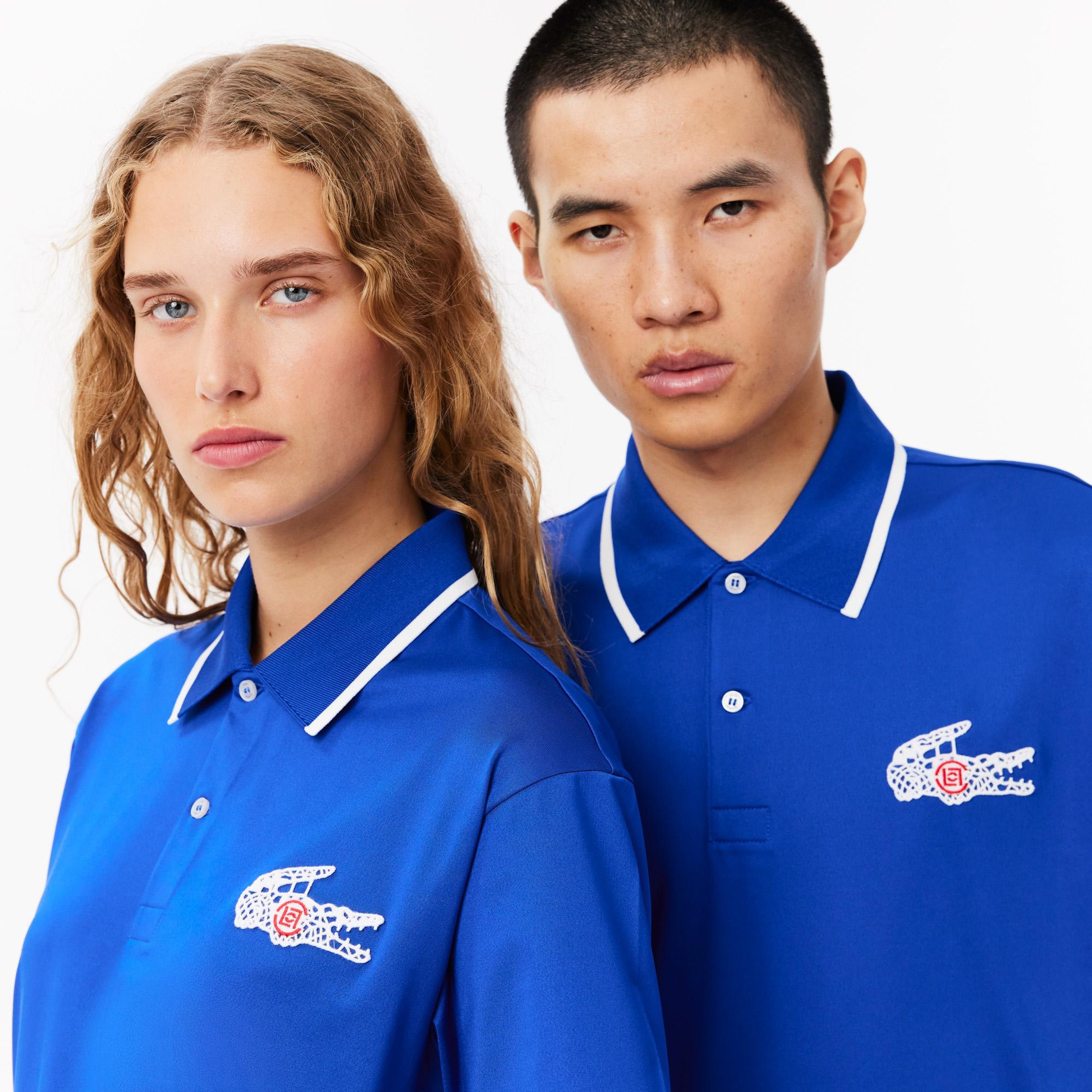 CLOT Unisex Relaxed Fit Mavi Polo