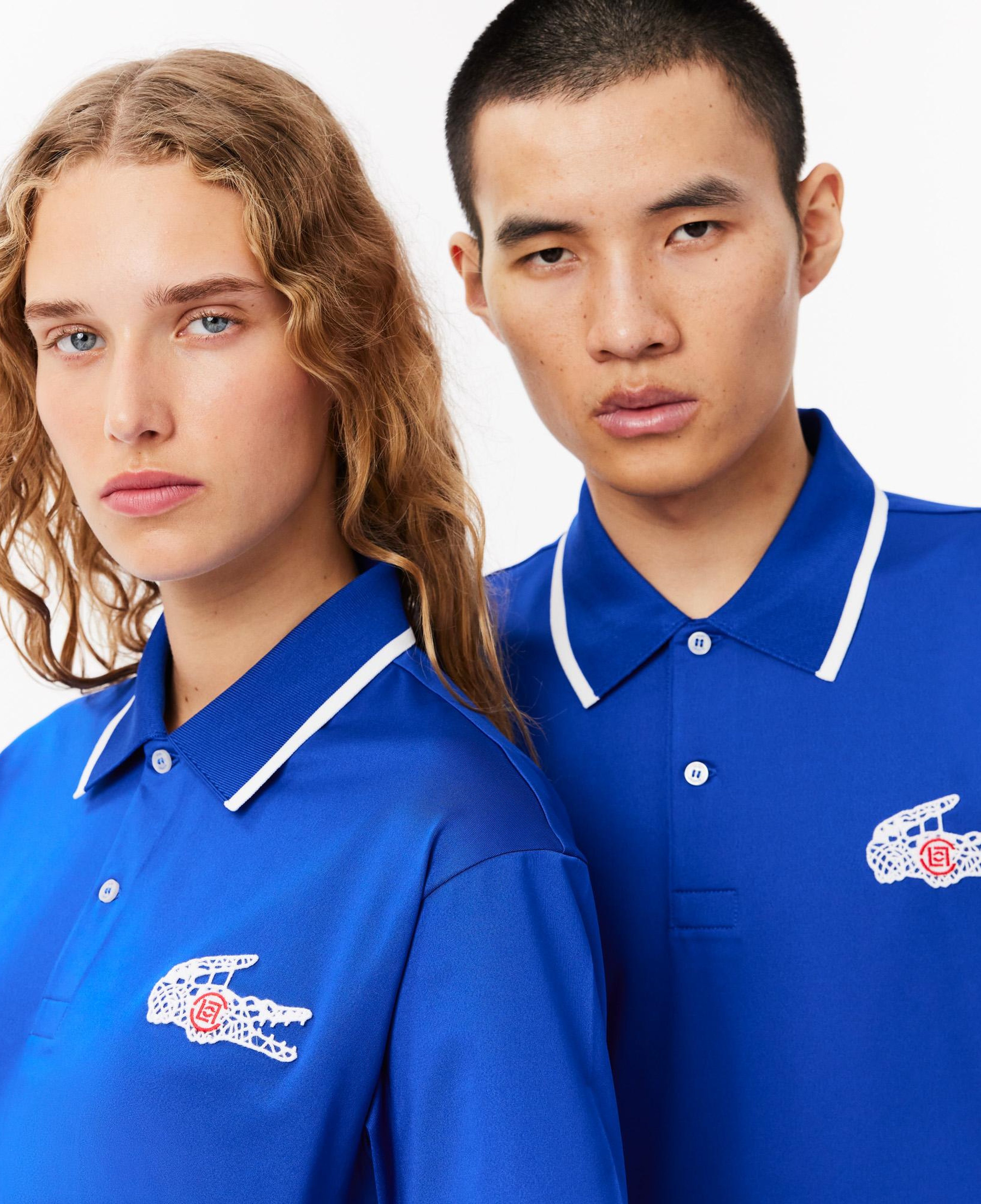 CLOT Unisex Relaxed Fit Mavi Polo