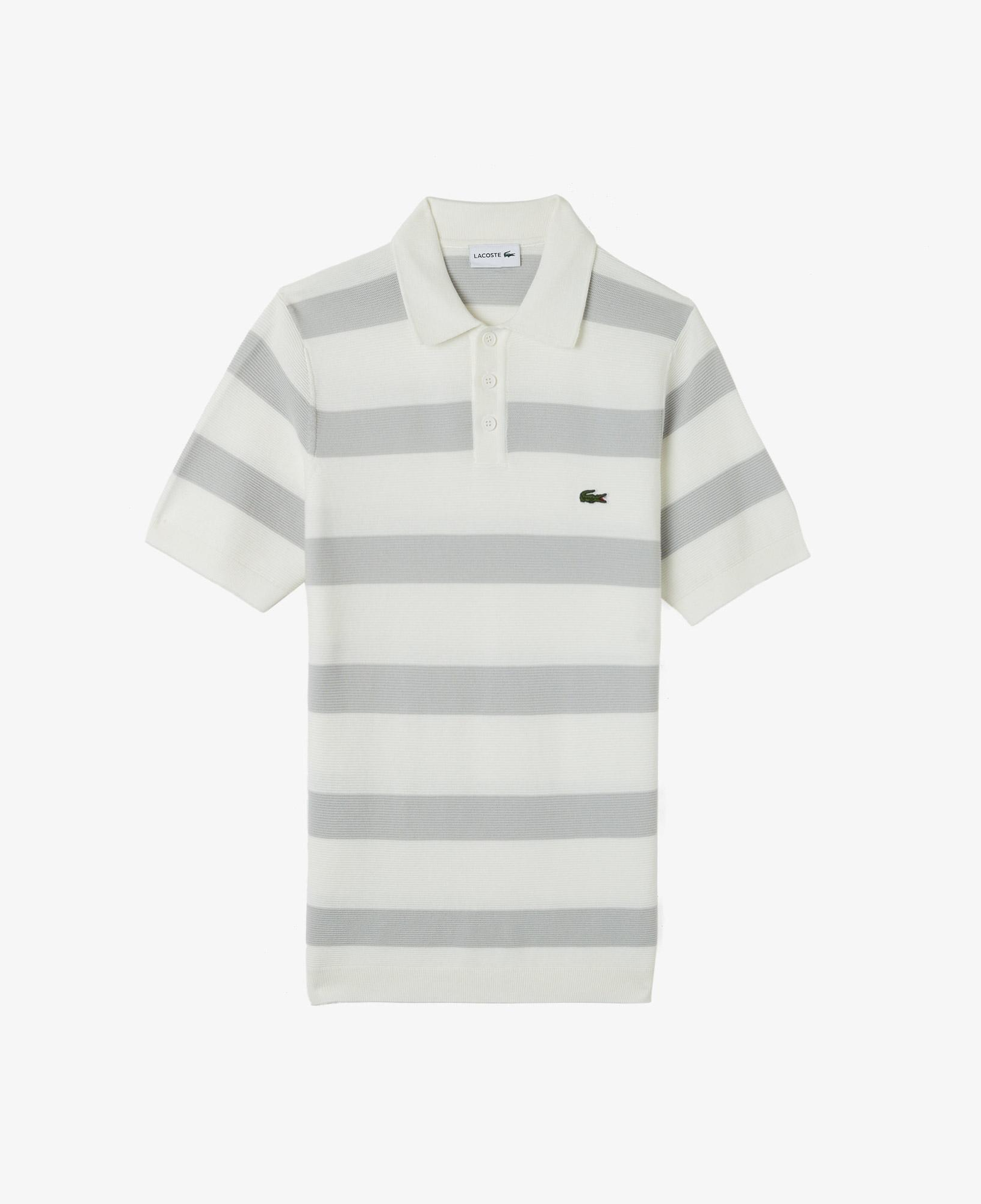 Erkek Regular Fit Kısa Kollu Polo Yaka Gri Triko