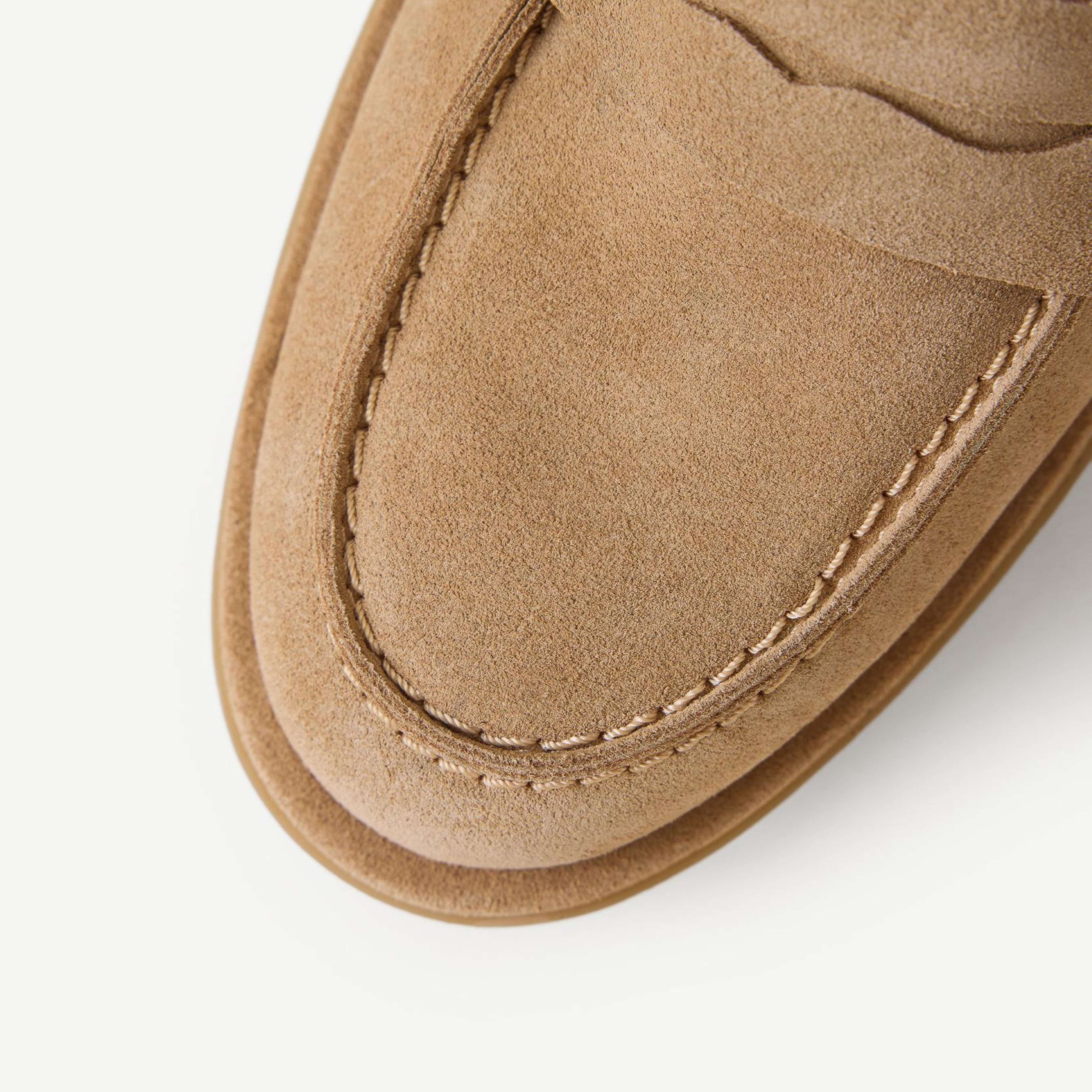 YARGICI Kürklü Süet Loafer