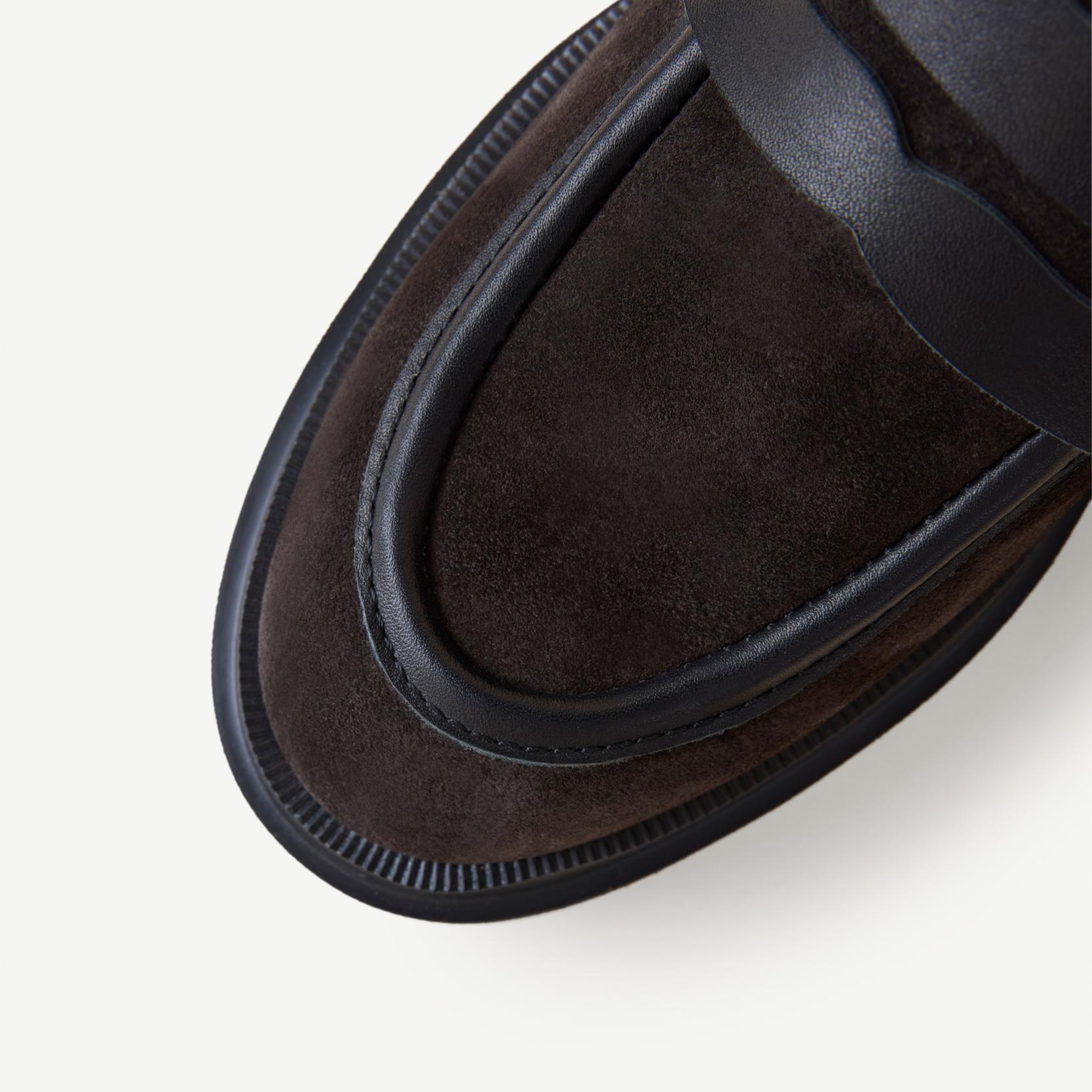 YARGICI Süet Yüksek Taban Loafer