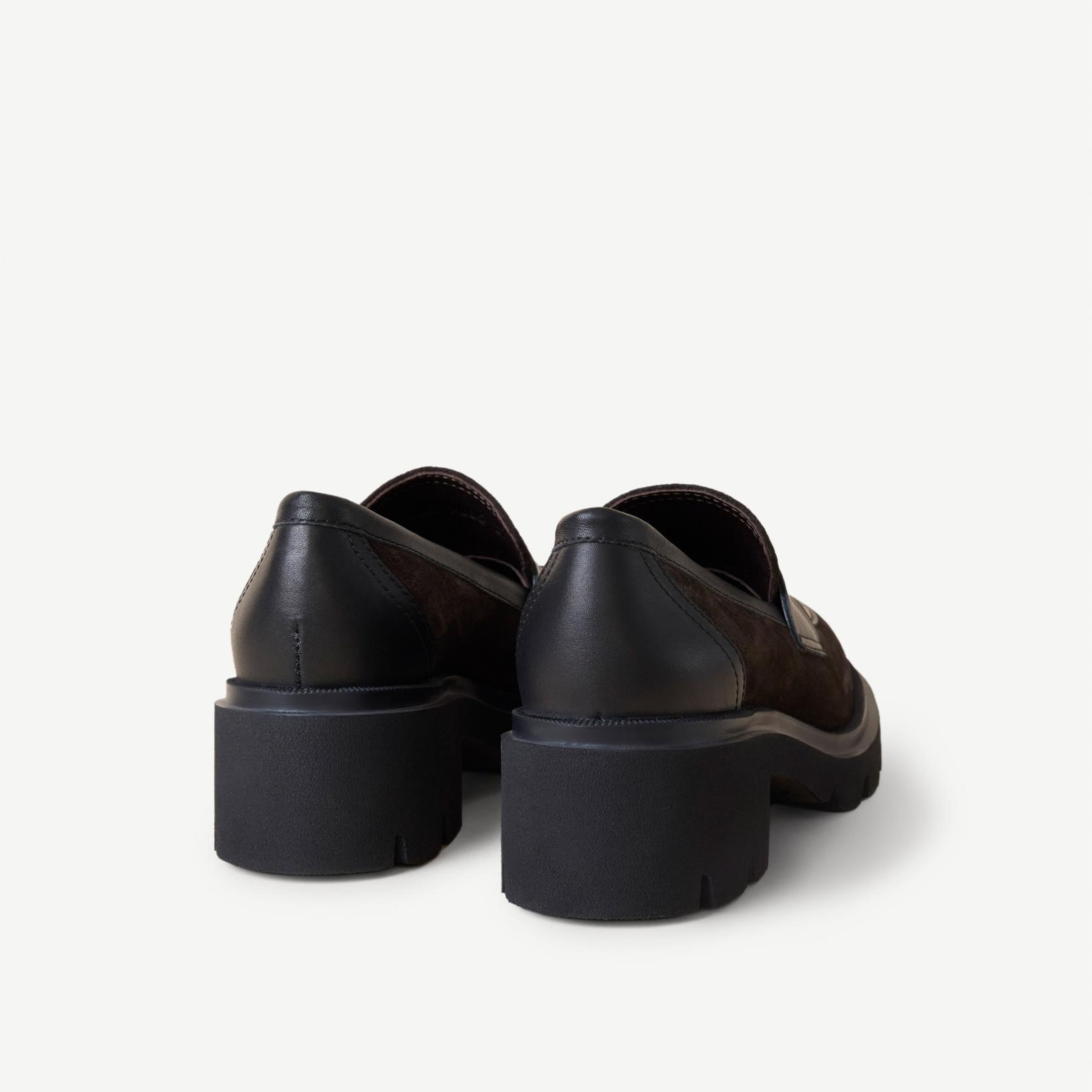 YARGICI Süet Yüksek Taban Loafer