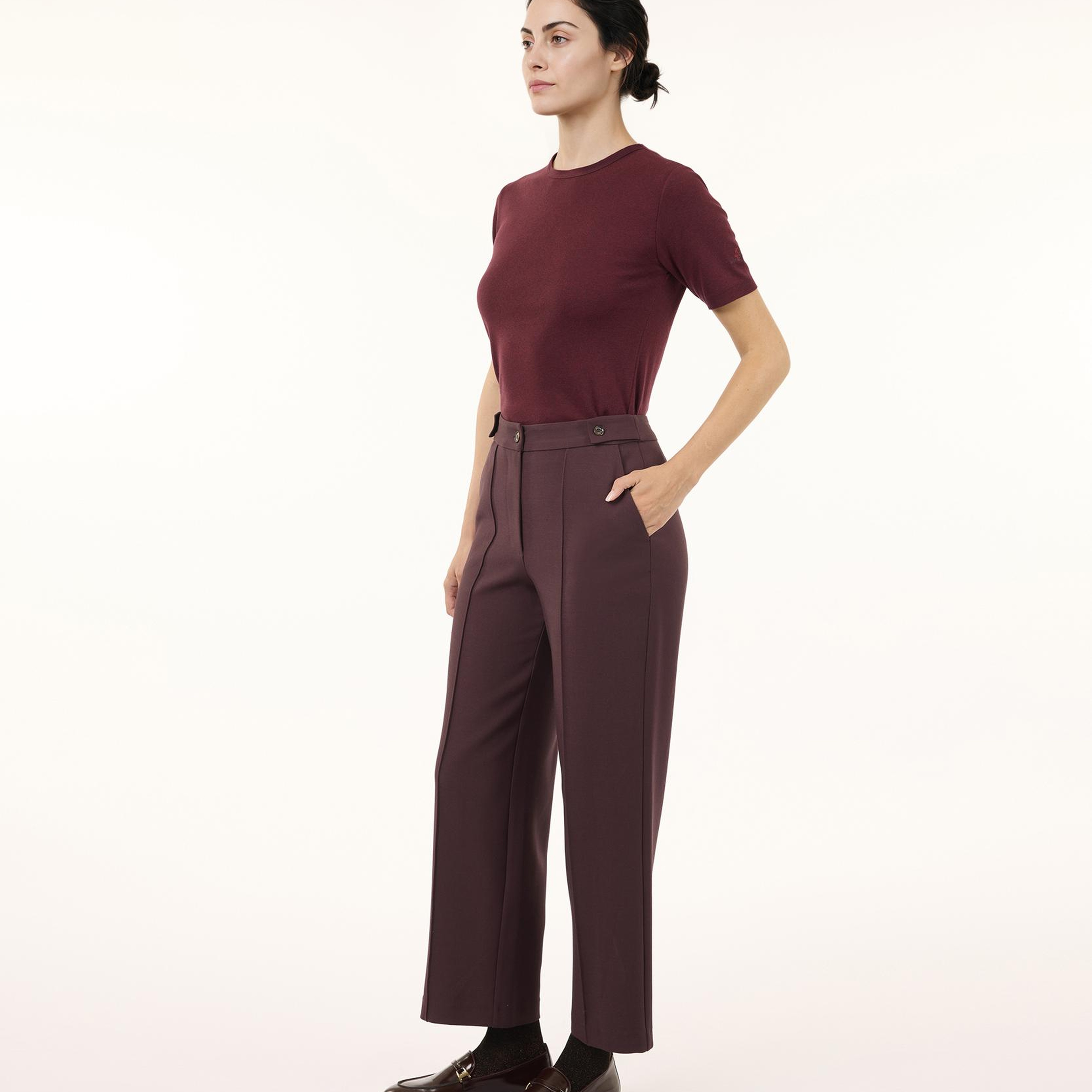 YARGICI Düz Normal Bel Pantolon