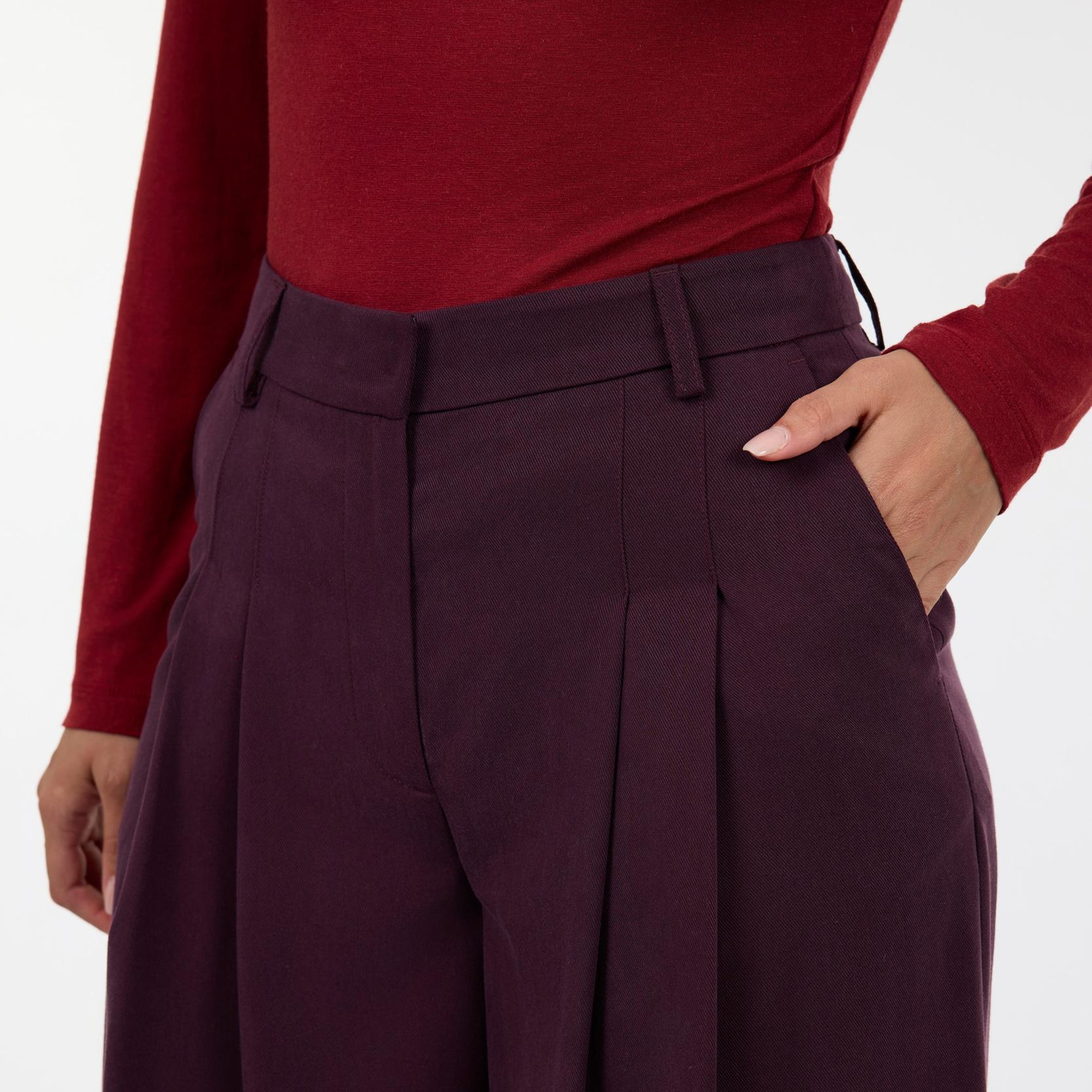 YARGICI Wide Leg Normal Bel Pantolon