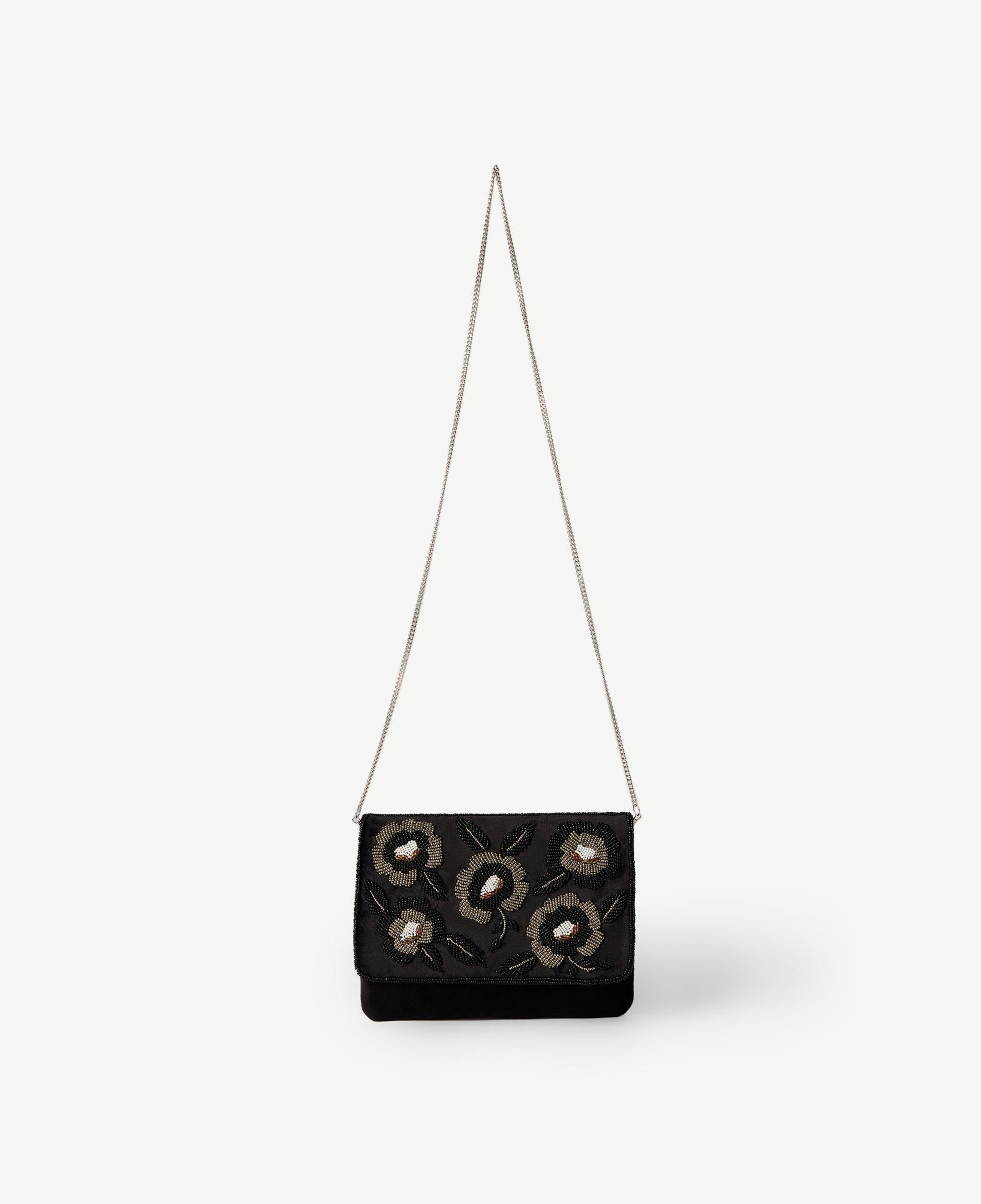 YARGICI Çiçek Desenli İşlemeli Portföy