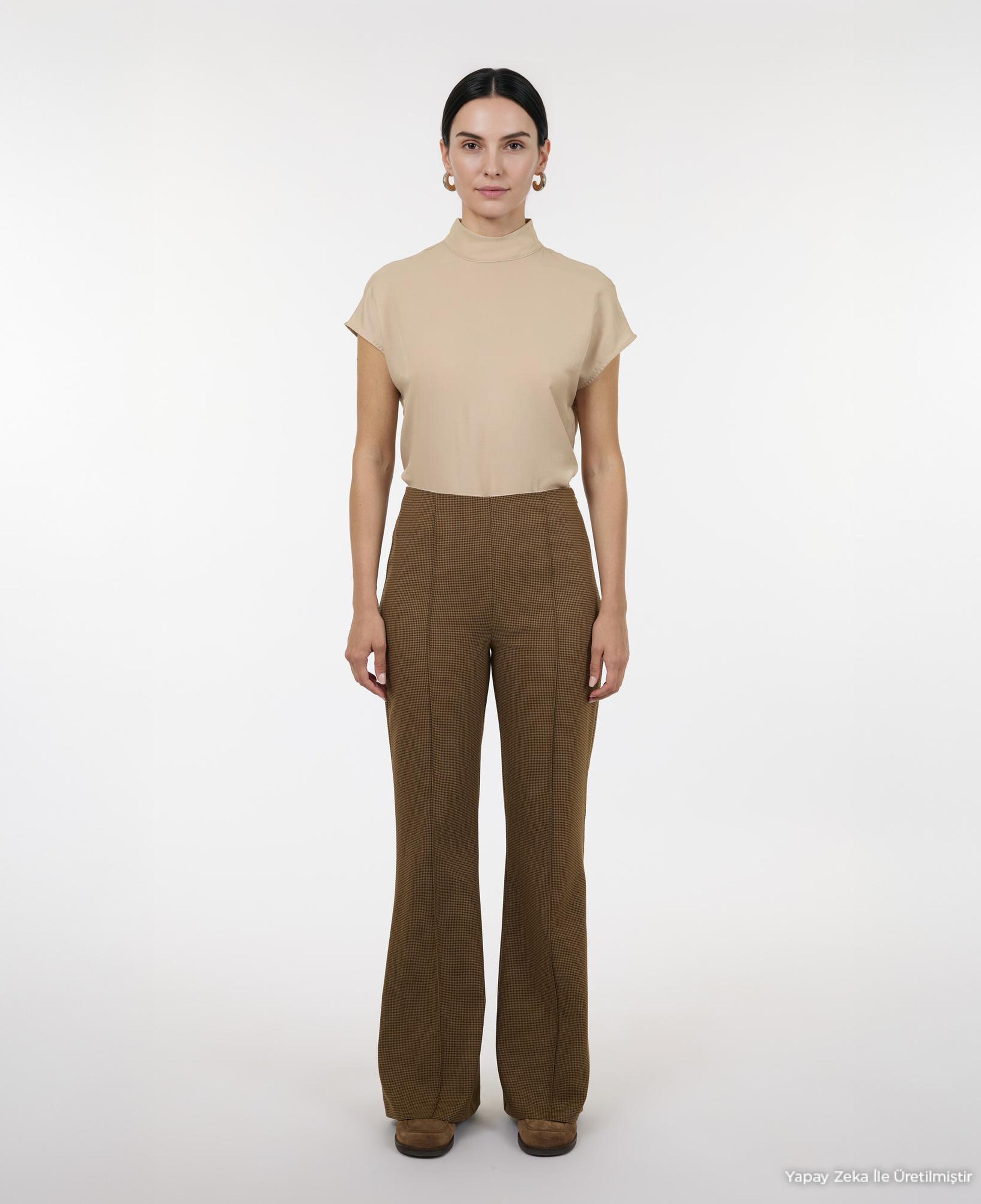 YARGICI Flare Düşük Bel Pantolon