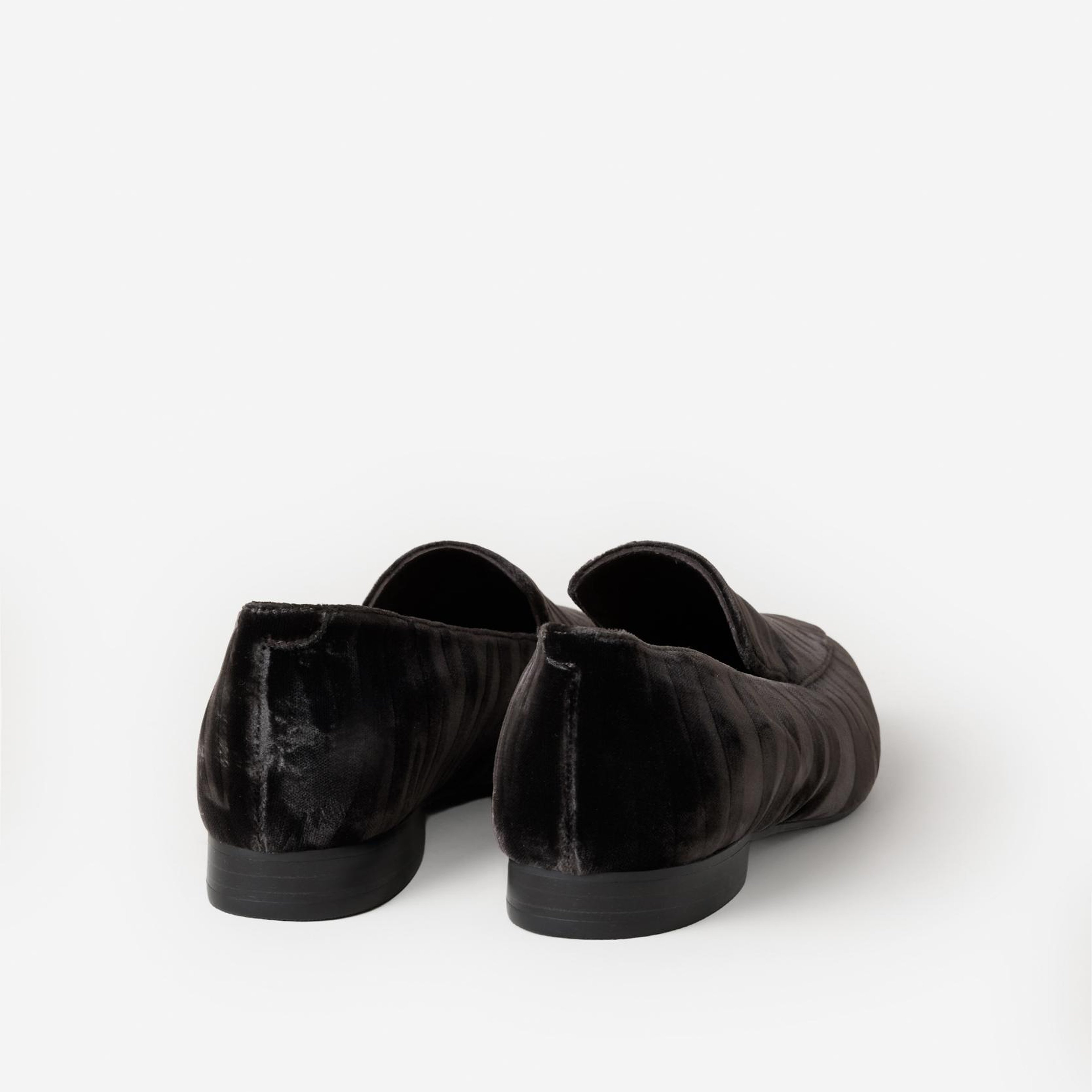 YARGICI Kadife Zebra Baskılı Loafer