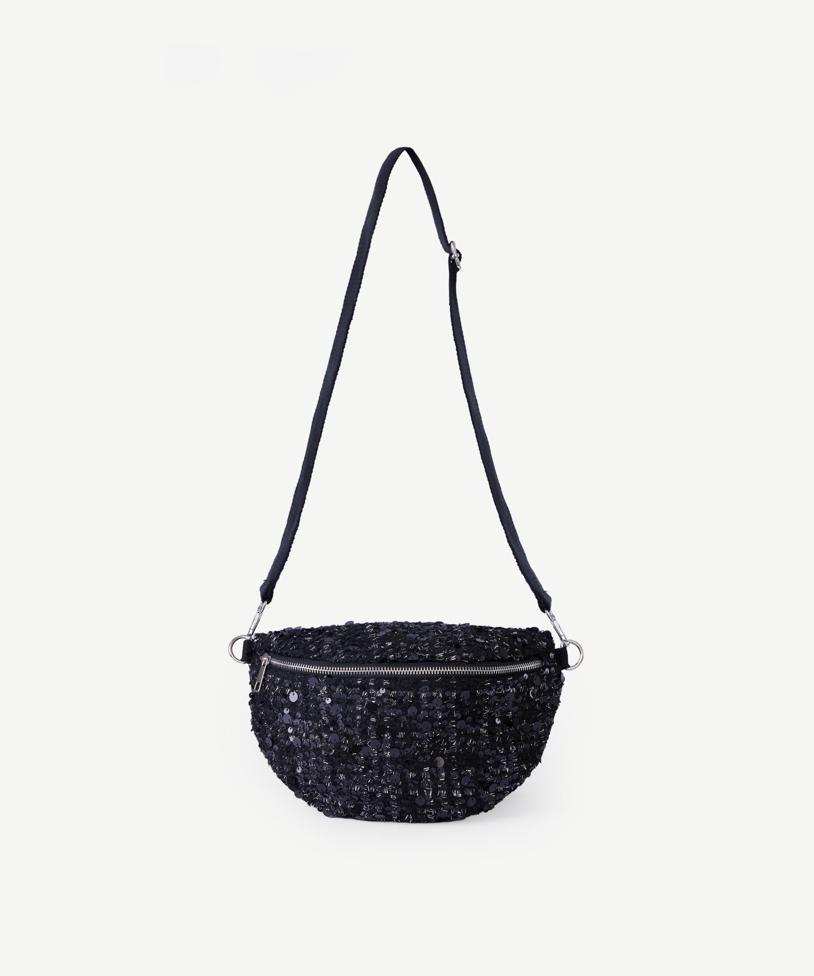 YARGICI Payetli Bel Çantası