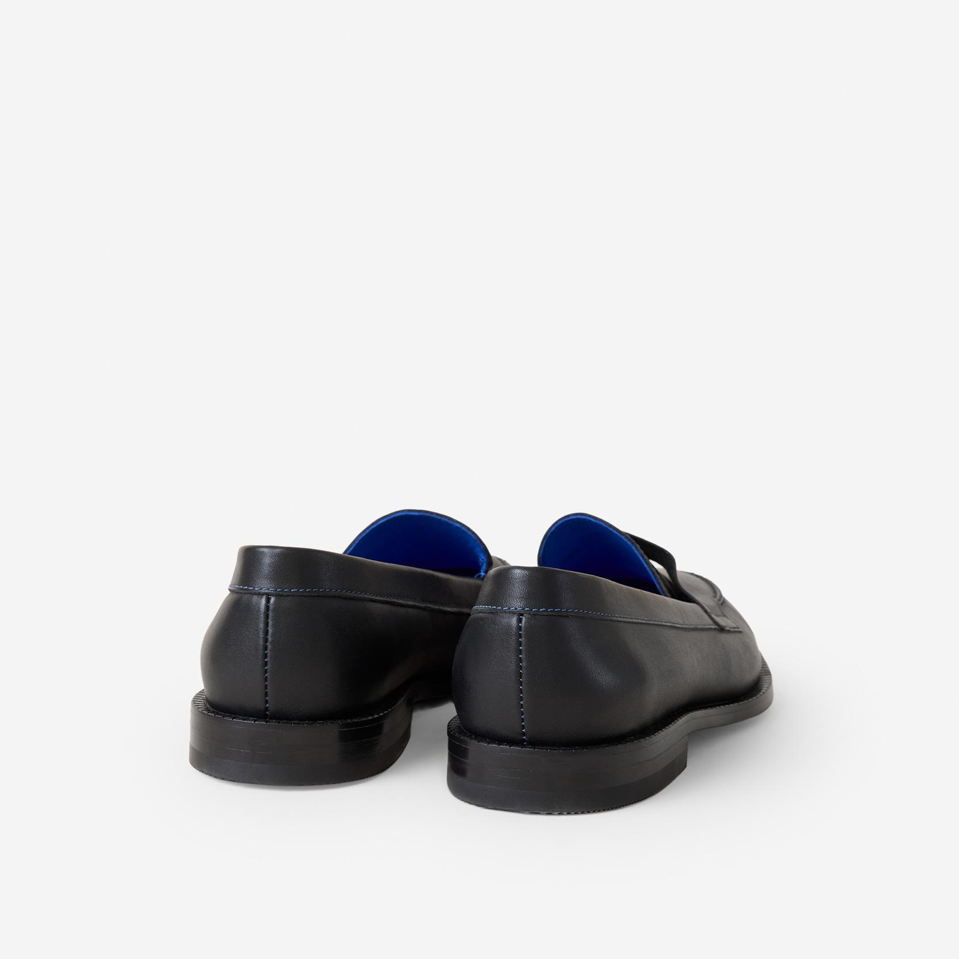 YARGICI Deri Renkli Astarlı Loafer
