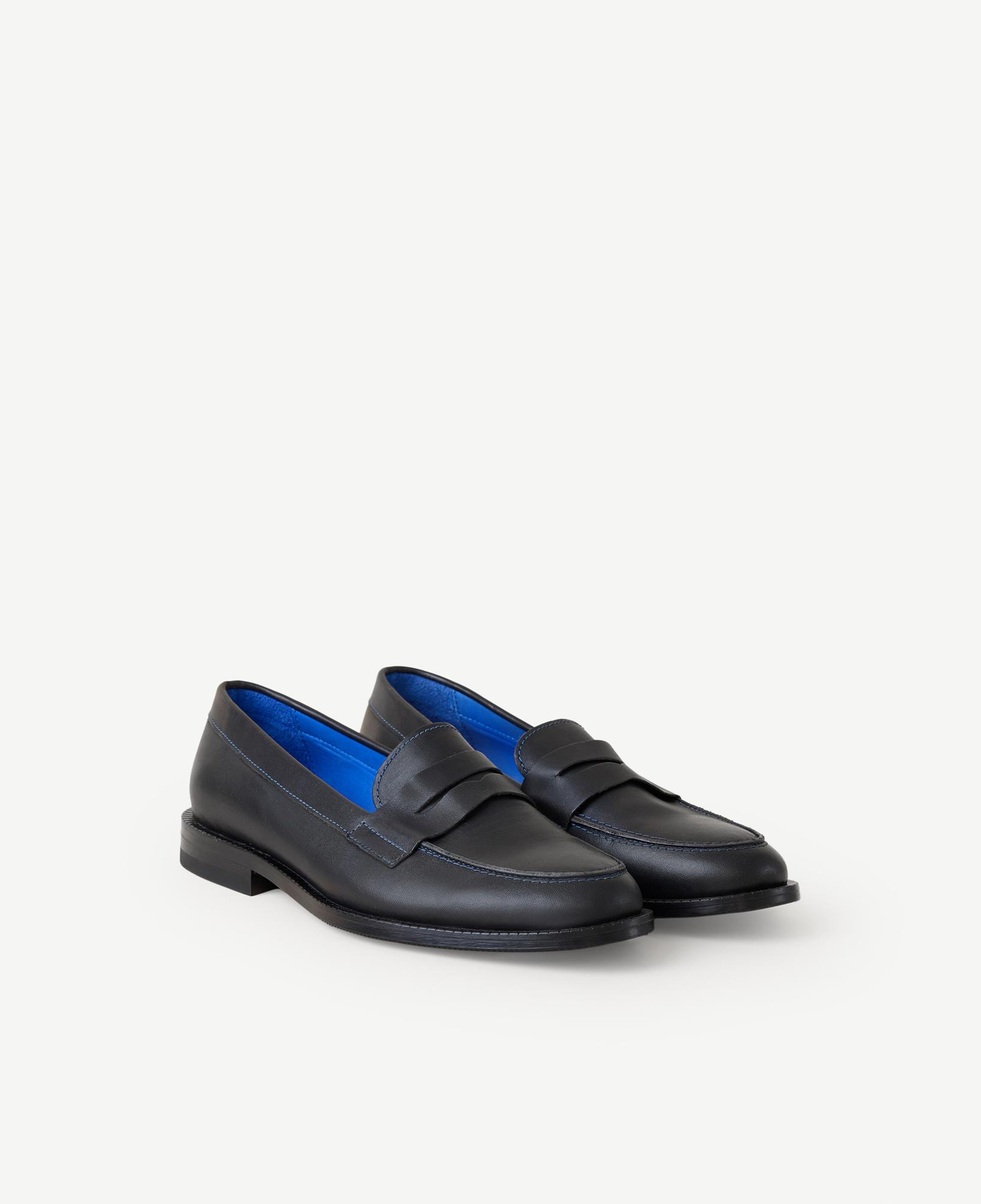 YARGICI Deri Renkli Astarlı Loafer