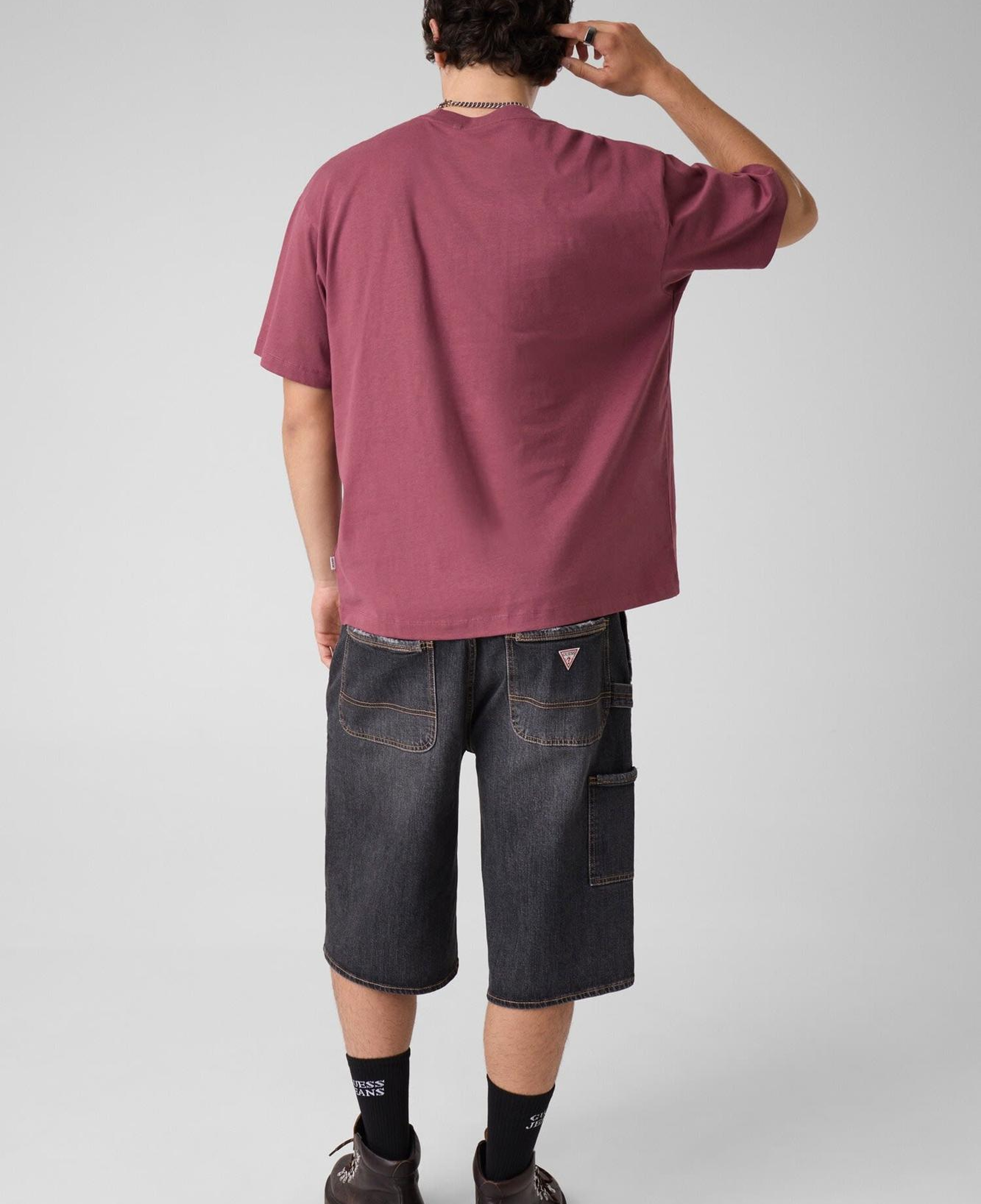 Guess Jeans Erkek Oversize Fit T-Shirt