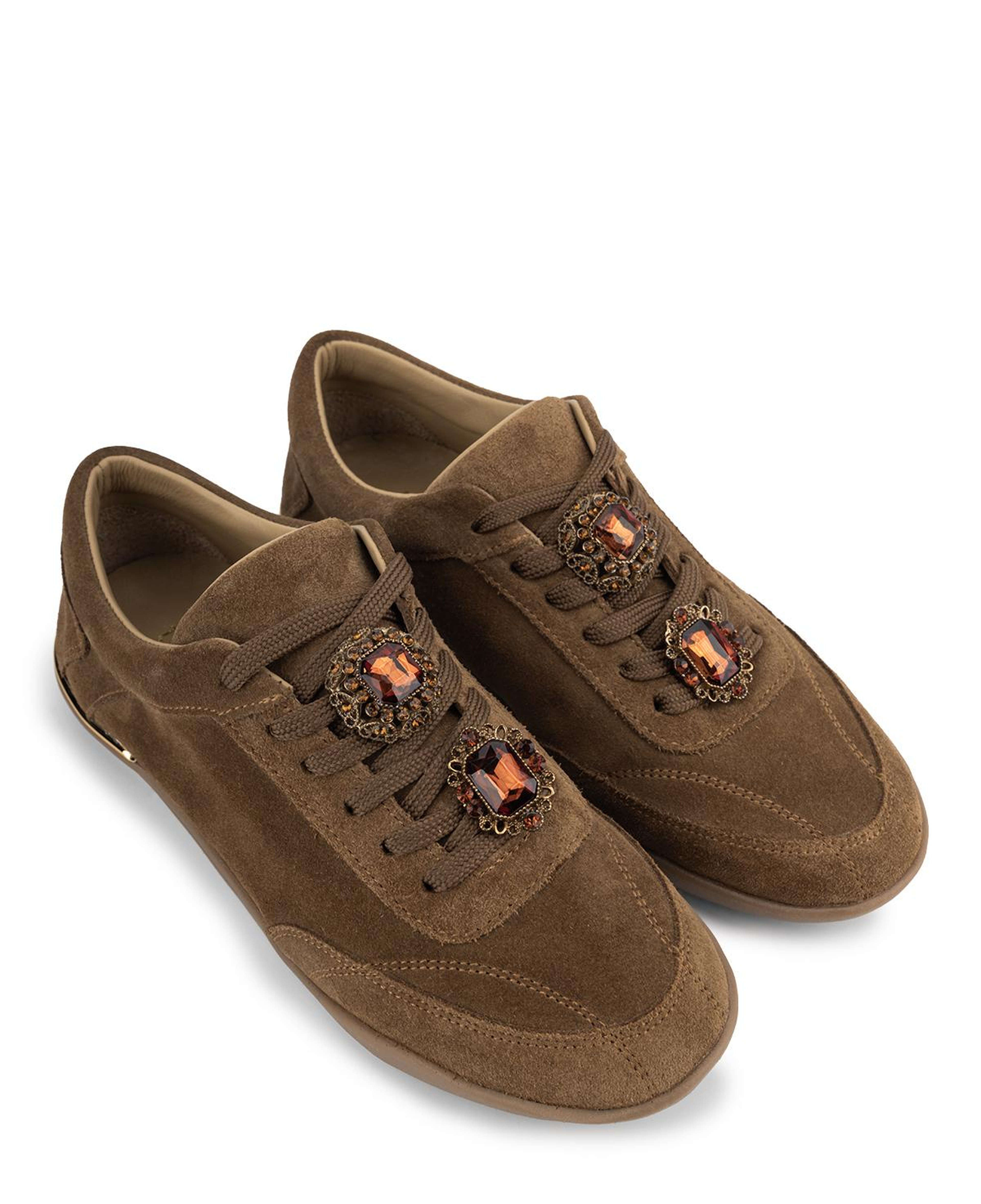 Tamer Tanca Kadın Hakiki Deri Kahverengi Sneakers & Spor Ayakkabı