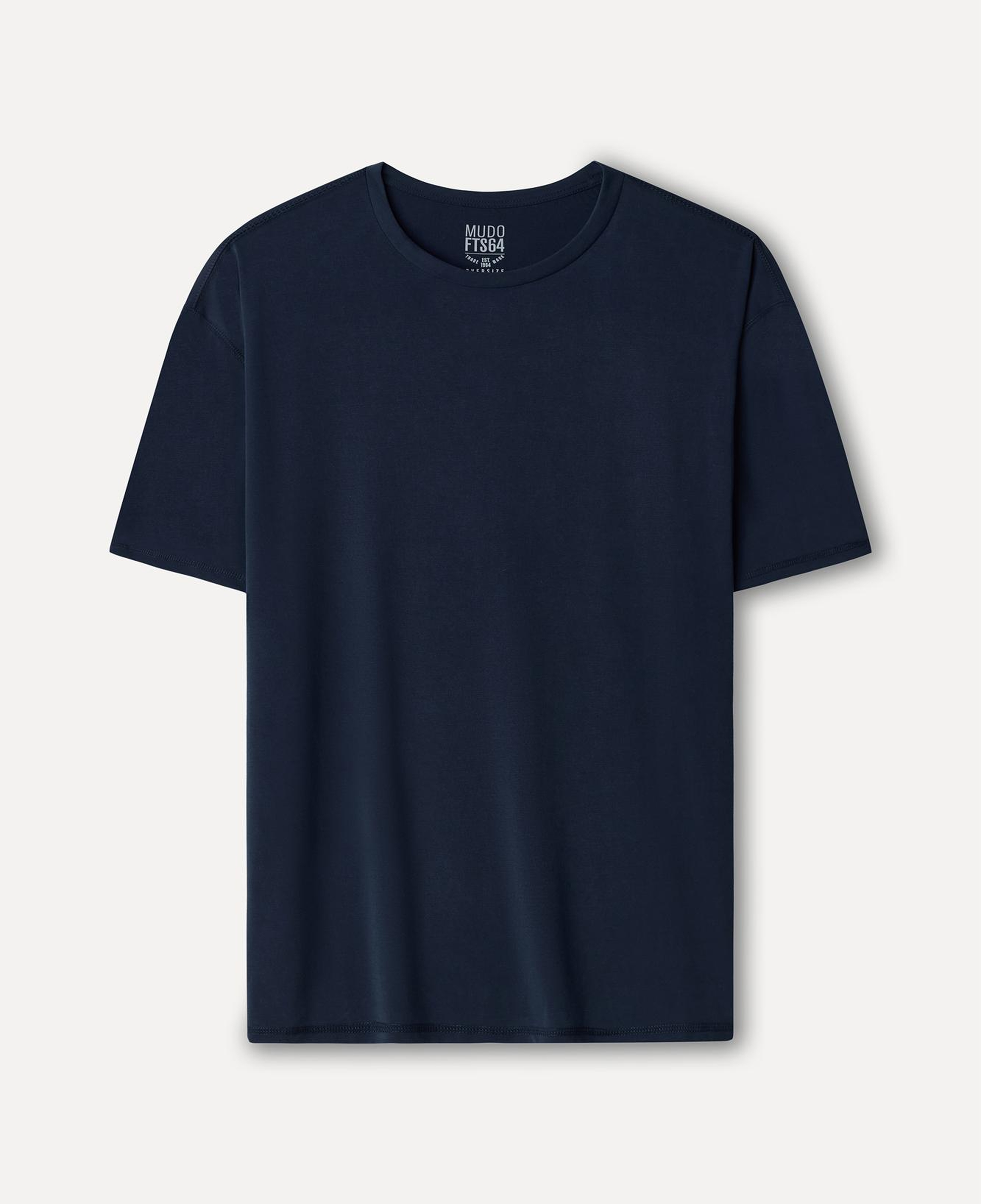 Erkek Lacivert Comfort Fit Bisiklet Yaka T-Shirt