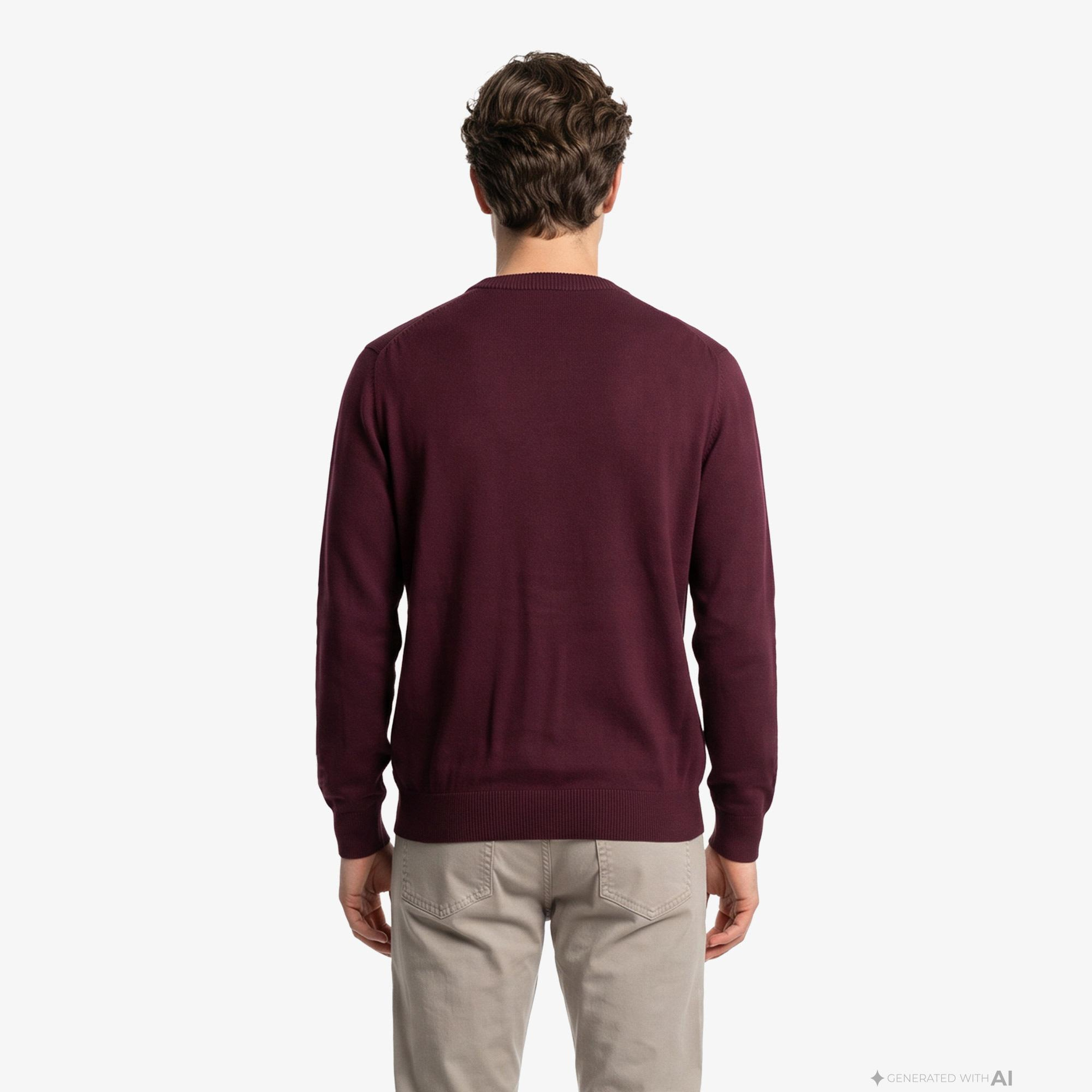 Nautica Erkek Kırmızı Regular Fit Triko