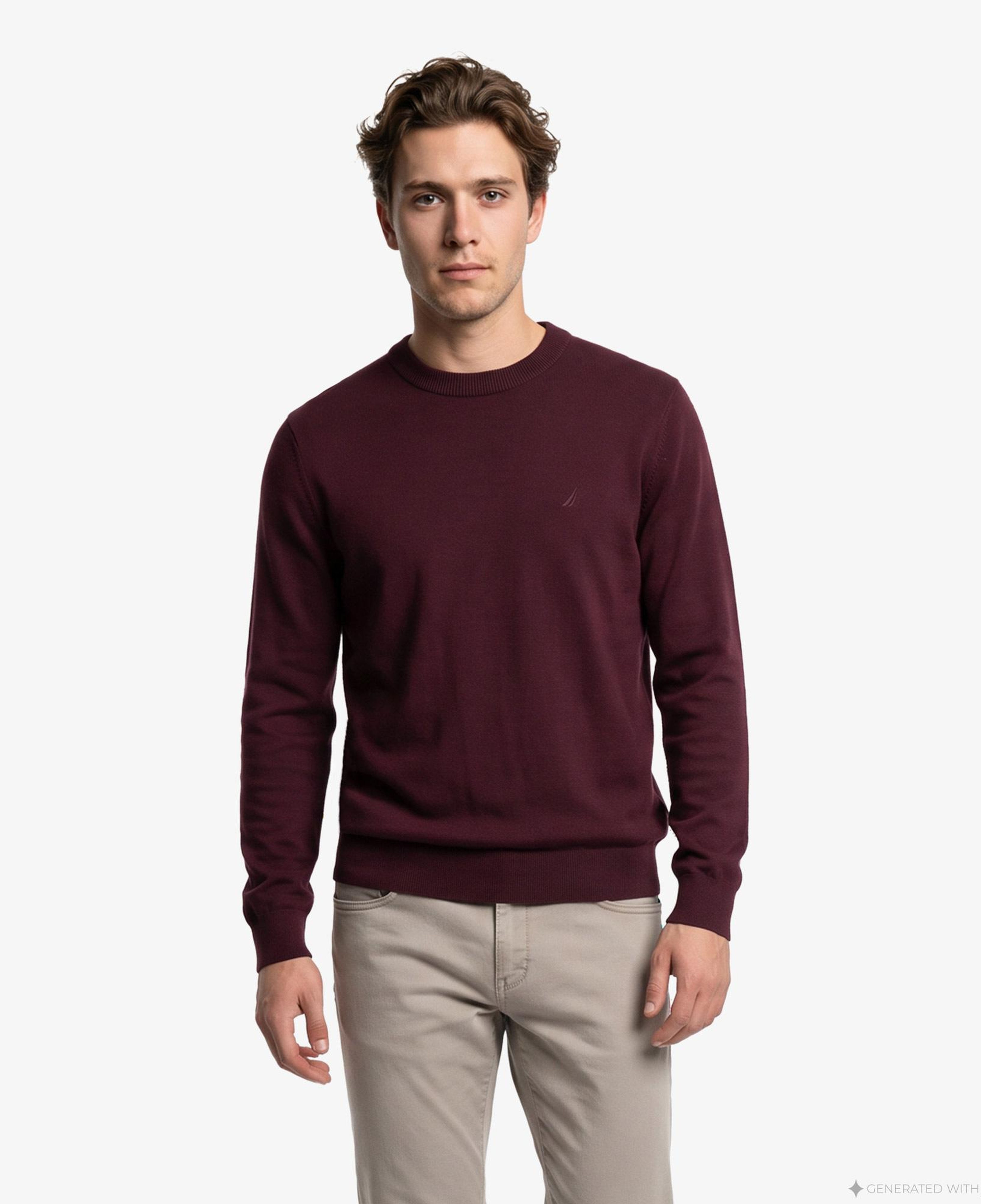 Nautica Erkek Kırmızı Regular Fit Triko