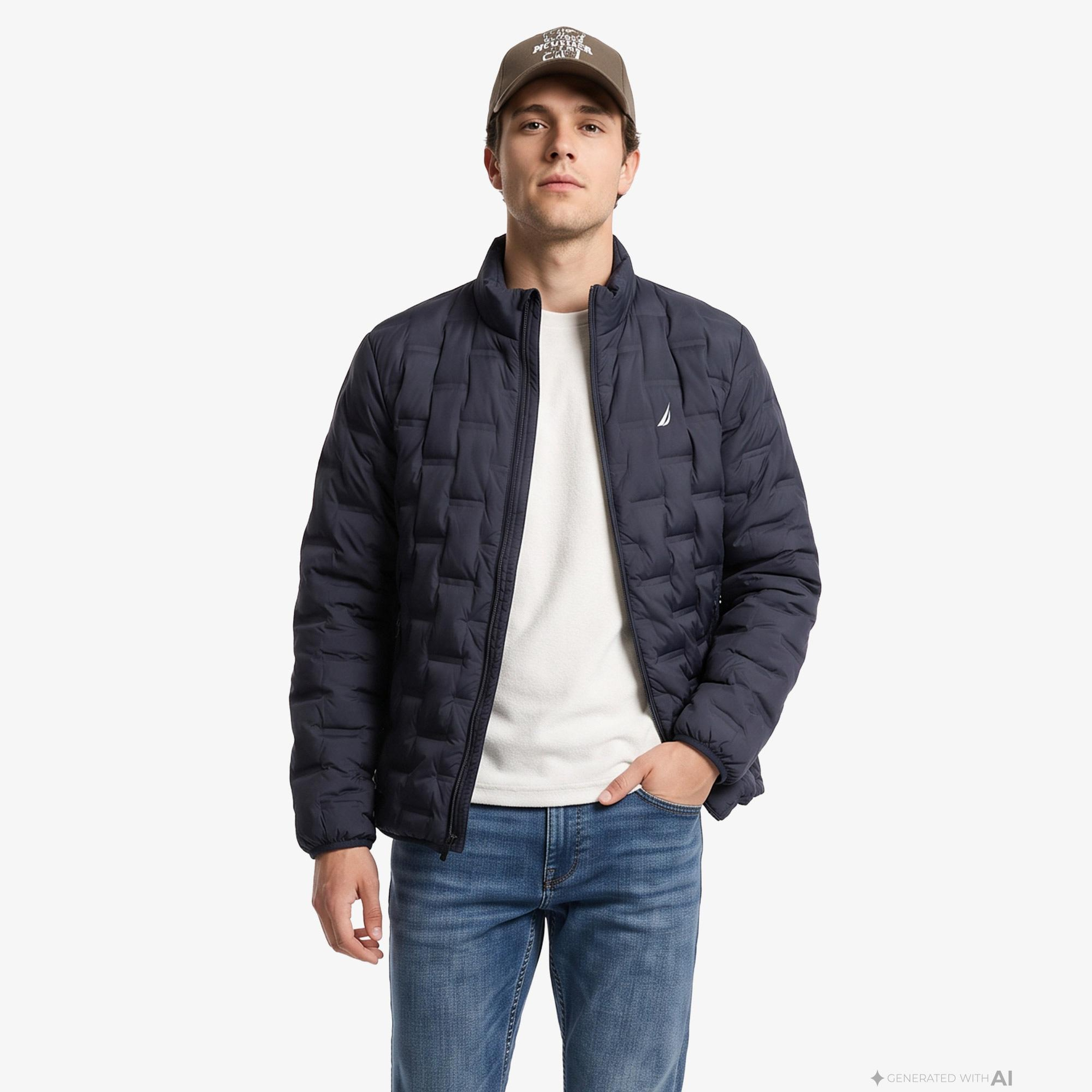 Nautica Erkek Lacivert Su İtici Mont