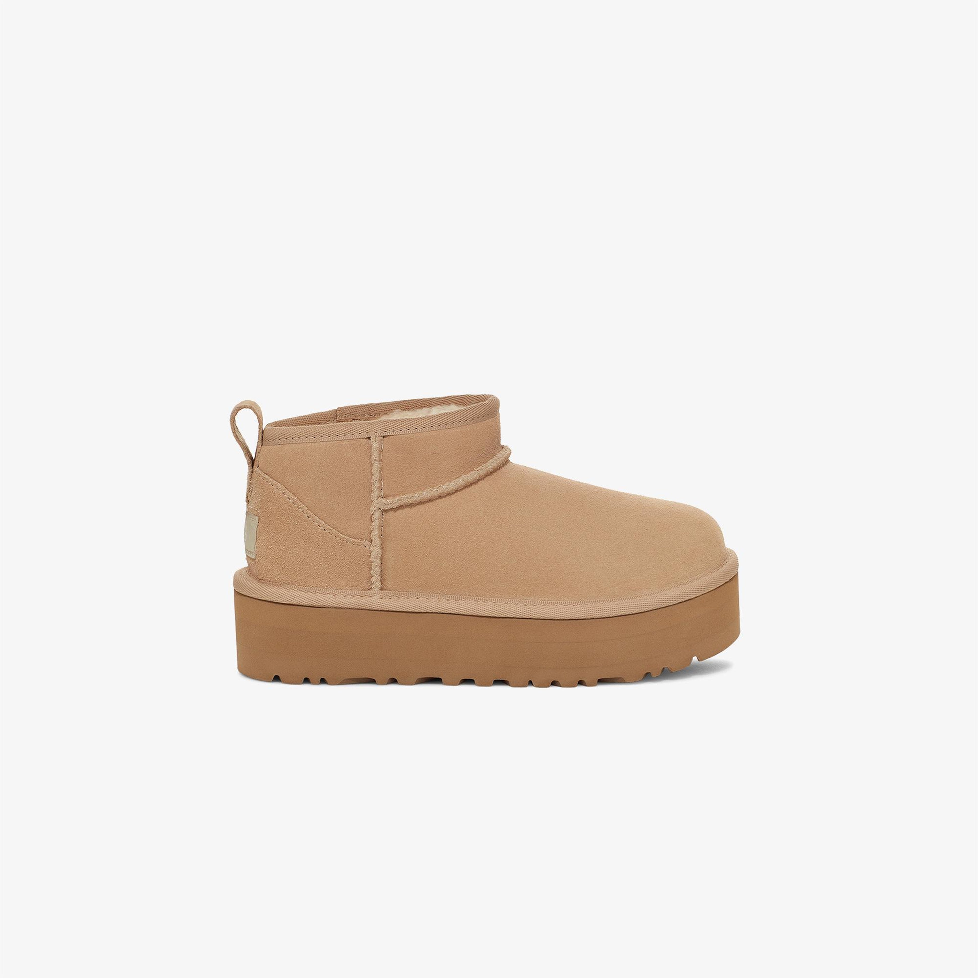 UGG Classic Ultra Mini Platform Çocuk Kum Rengi Bot