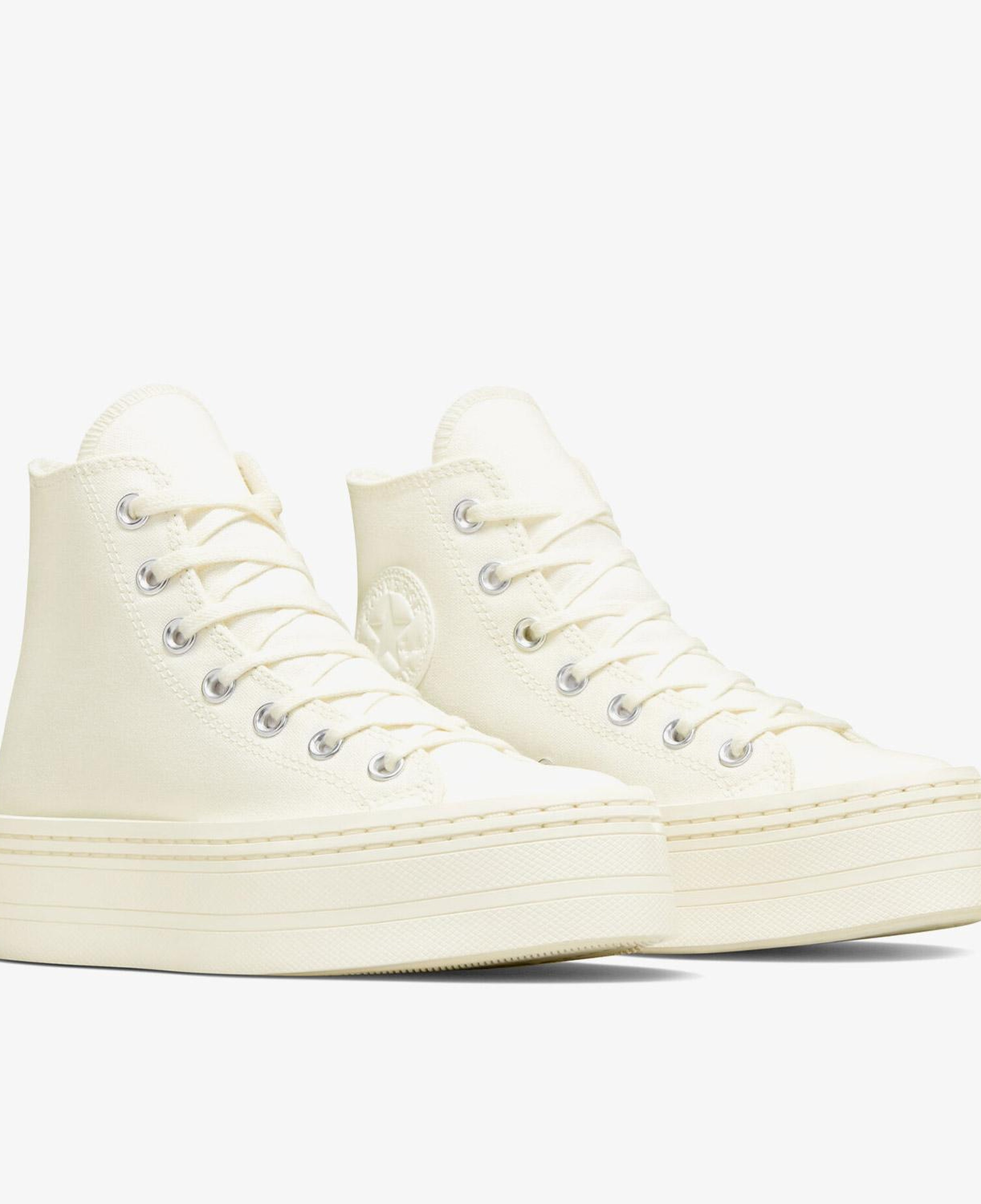 Converse Chuck Taylor All Star Modern Lift Platform Canvas Kadın Krem Sneaker