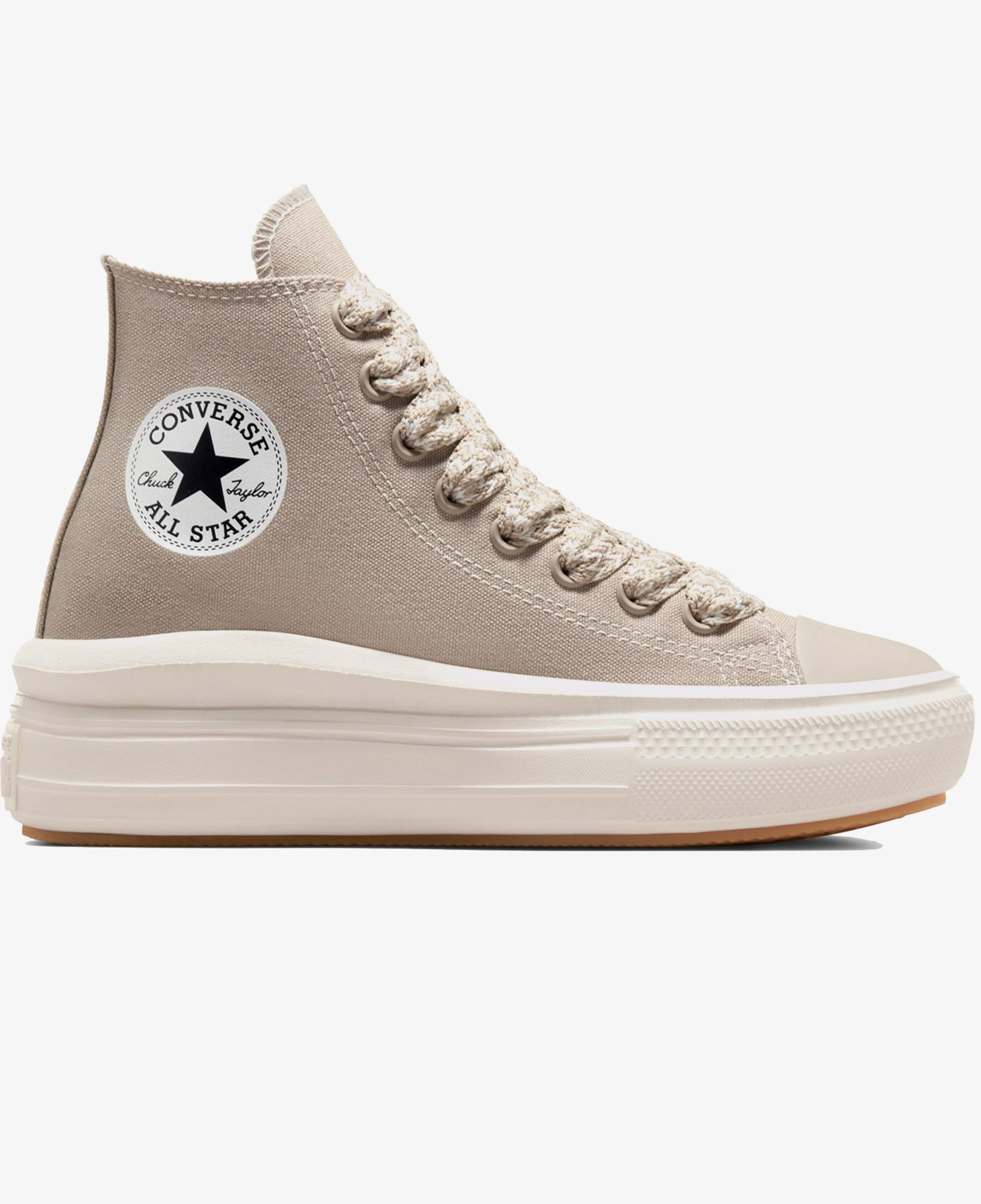 Converse Chuck Taylor All Star Move Platform Unisex Bej Sneaker