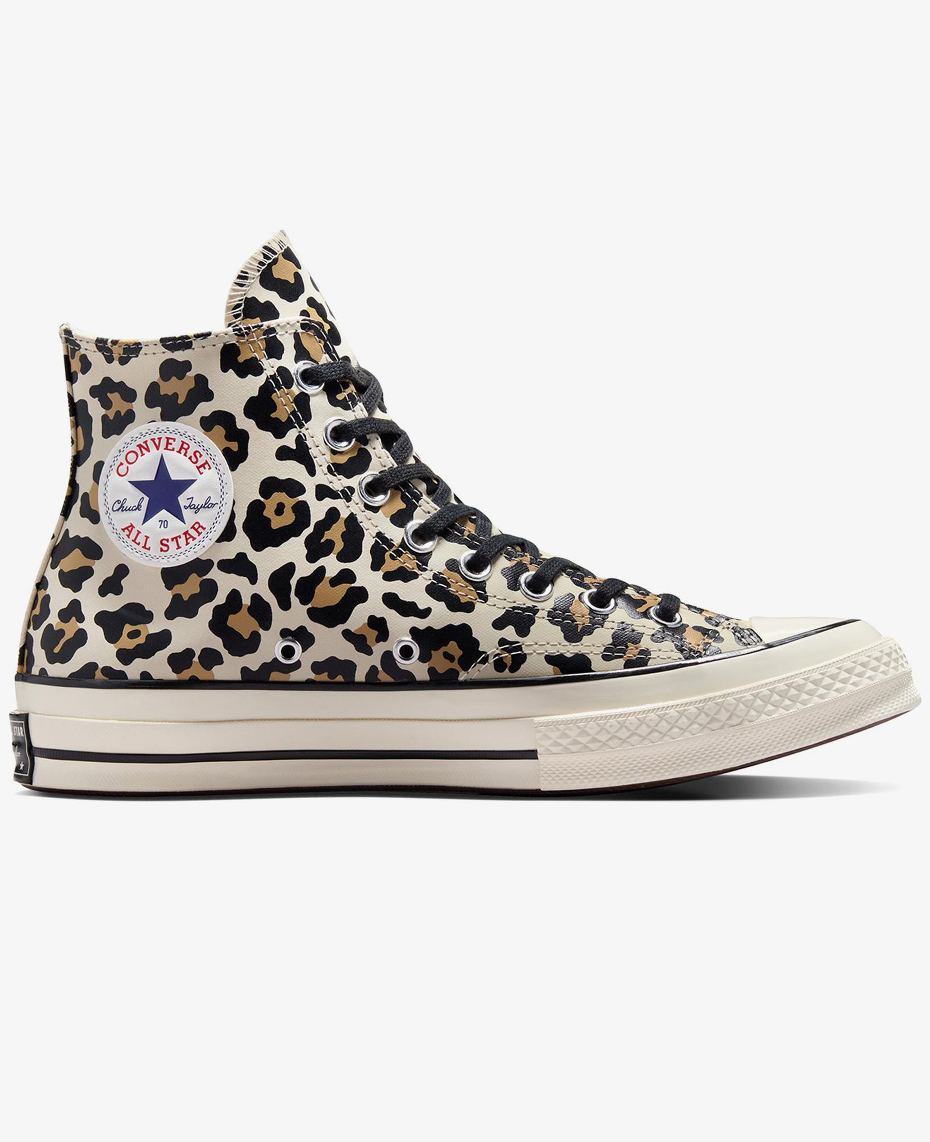 Converse Chuck 70 Leopard Print Unisex Krem Sneaker