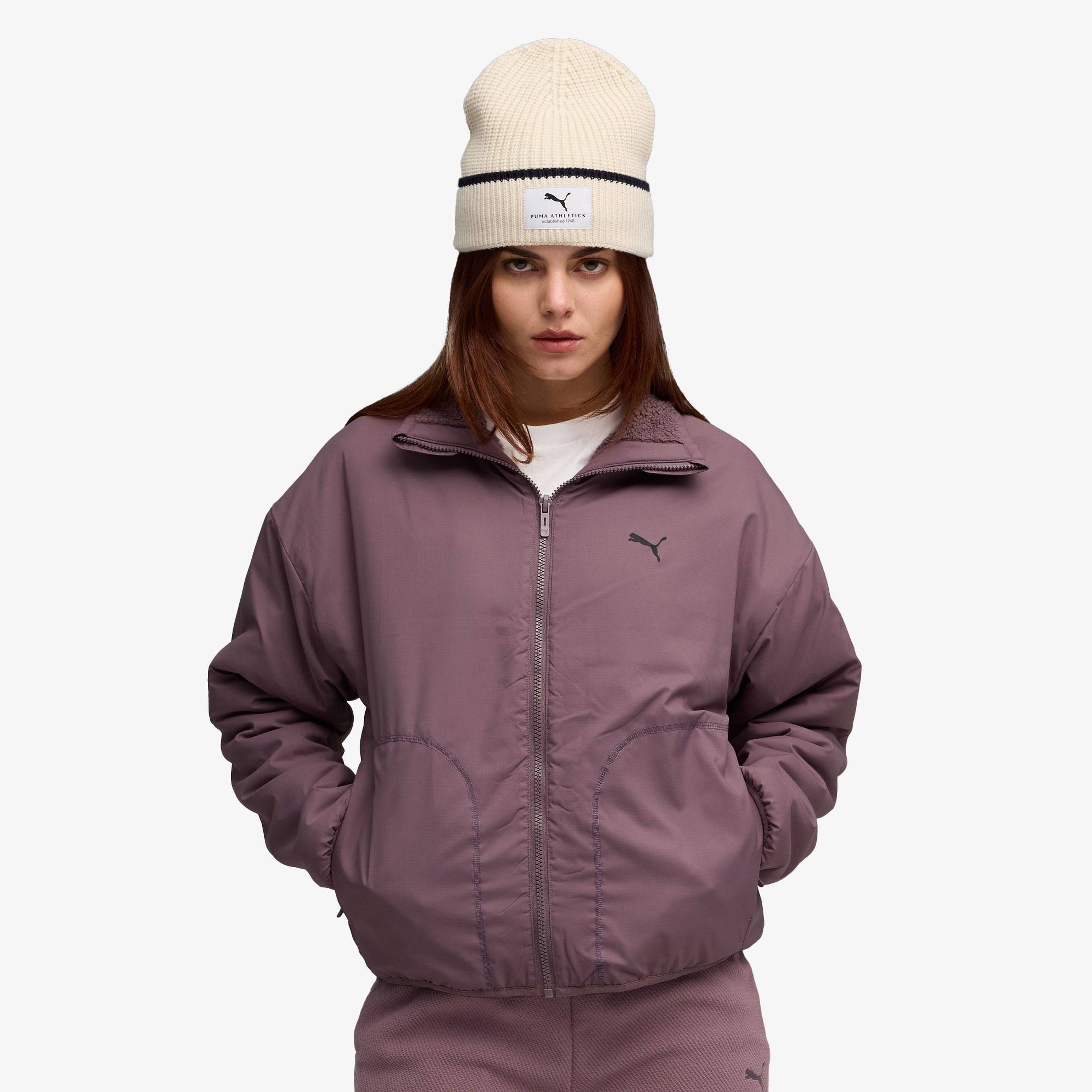 Puma Reversible Kadın Mor Ceket