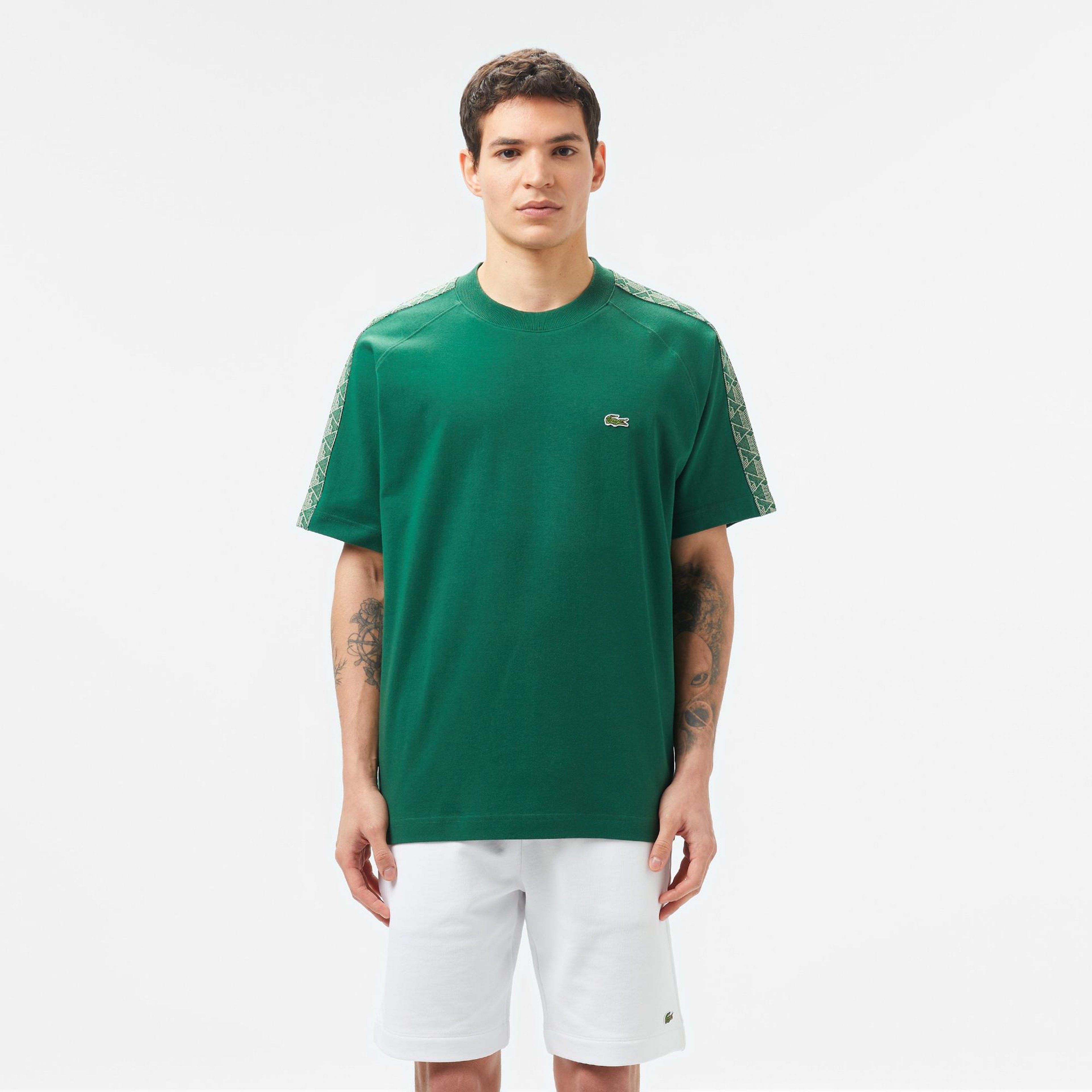 Lacoste Oversized Erkek Yeşil T-Shirt