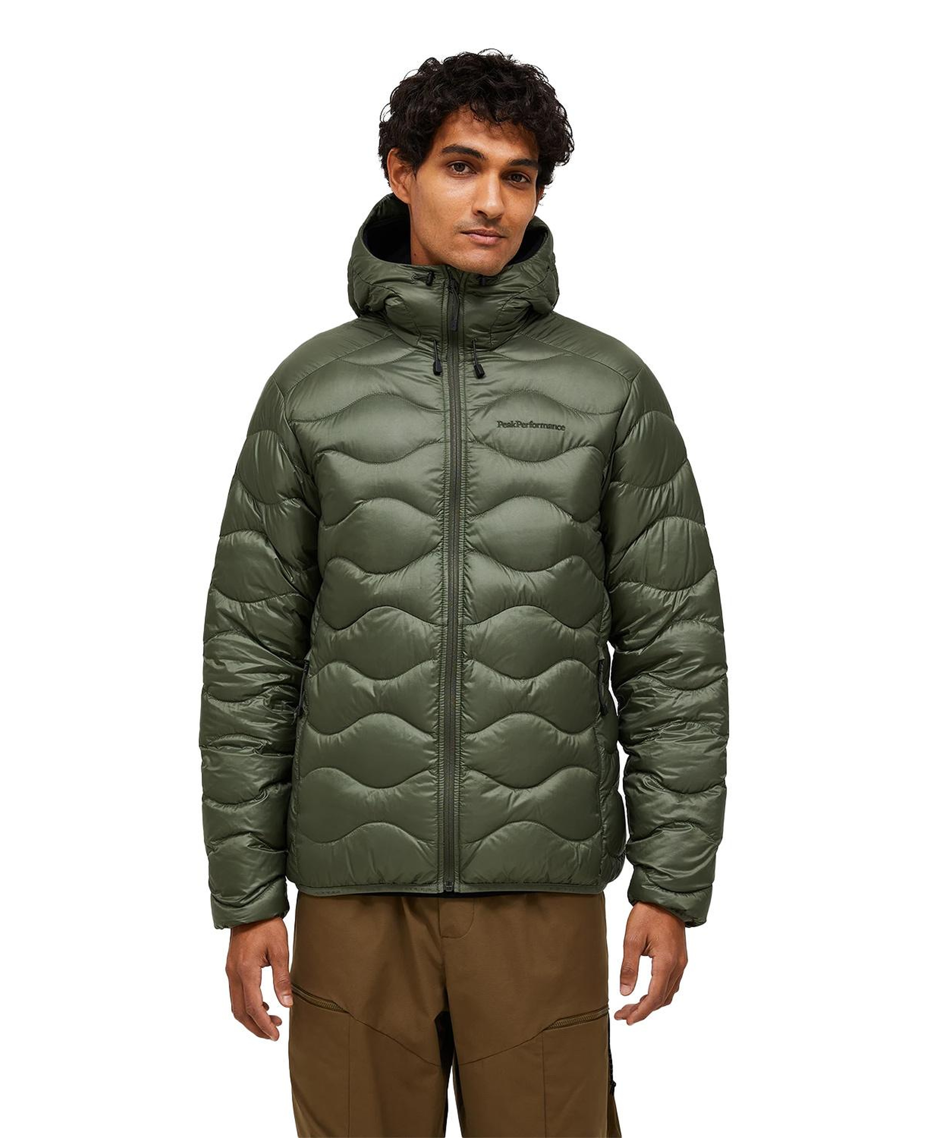 Peak Performance Helium Do Hood Erkek Yeşil Outdoor Ceketi