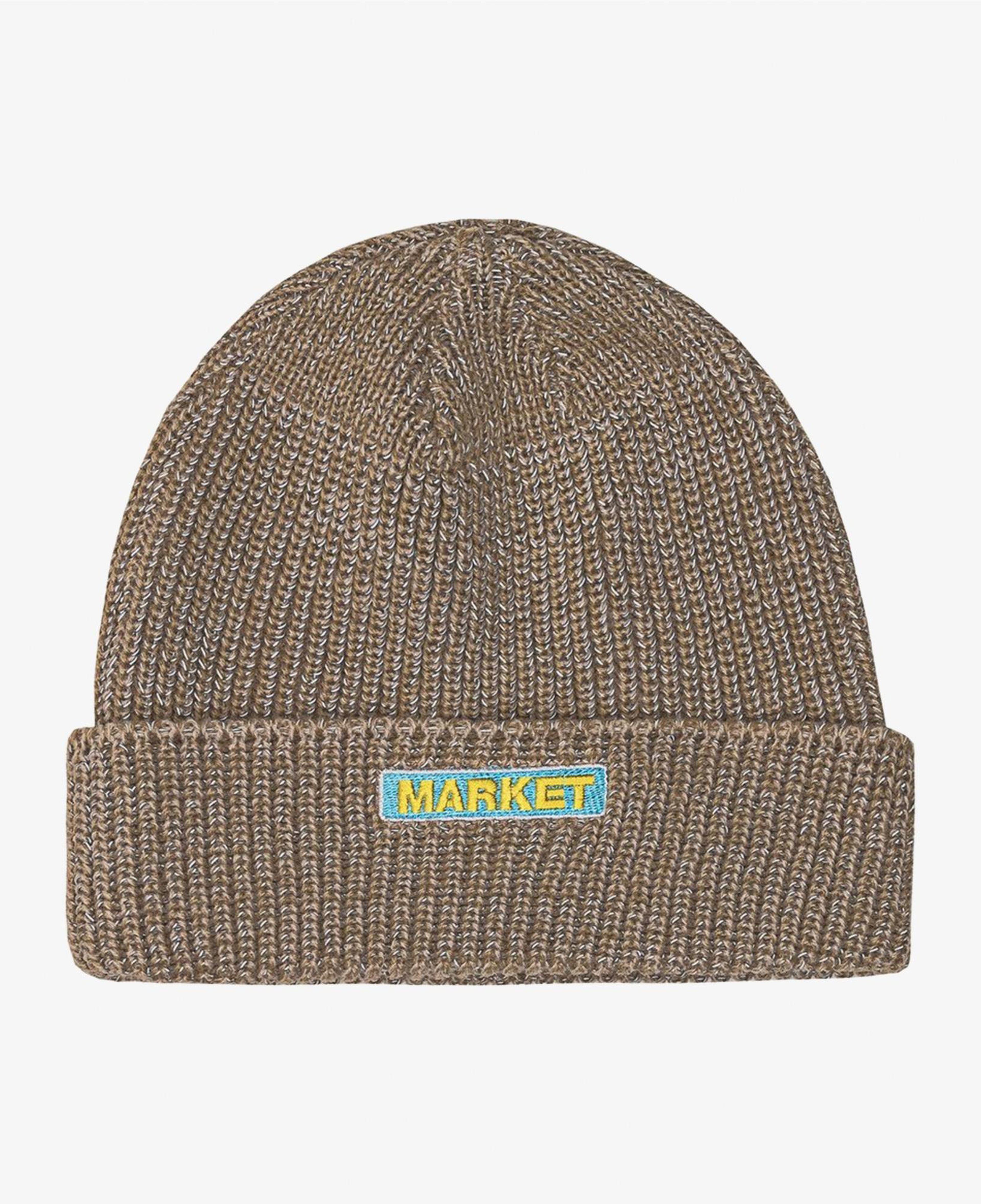 Market Ribbed Knit Erkek Kahverengi Bere