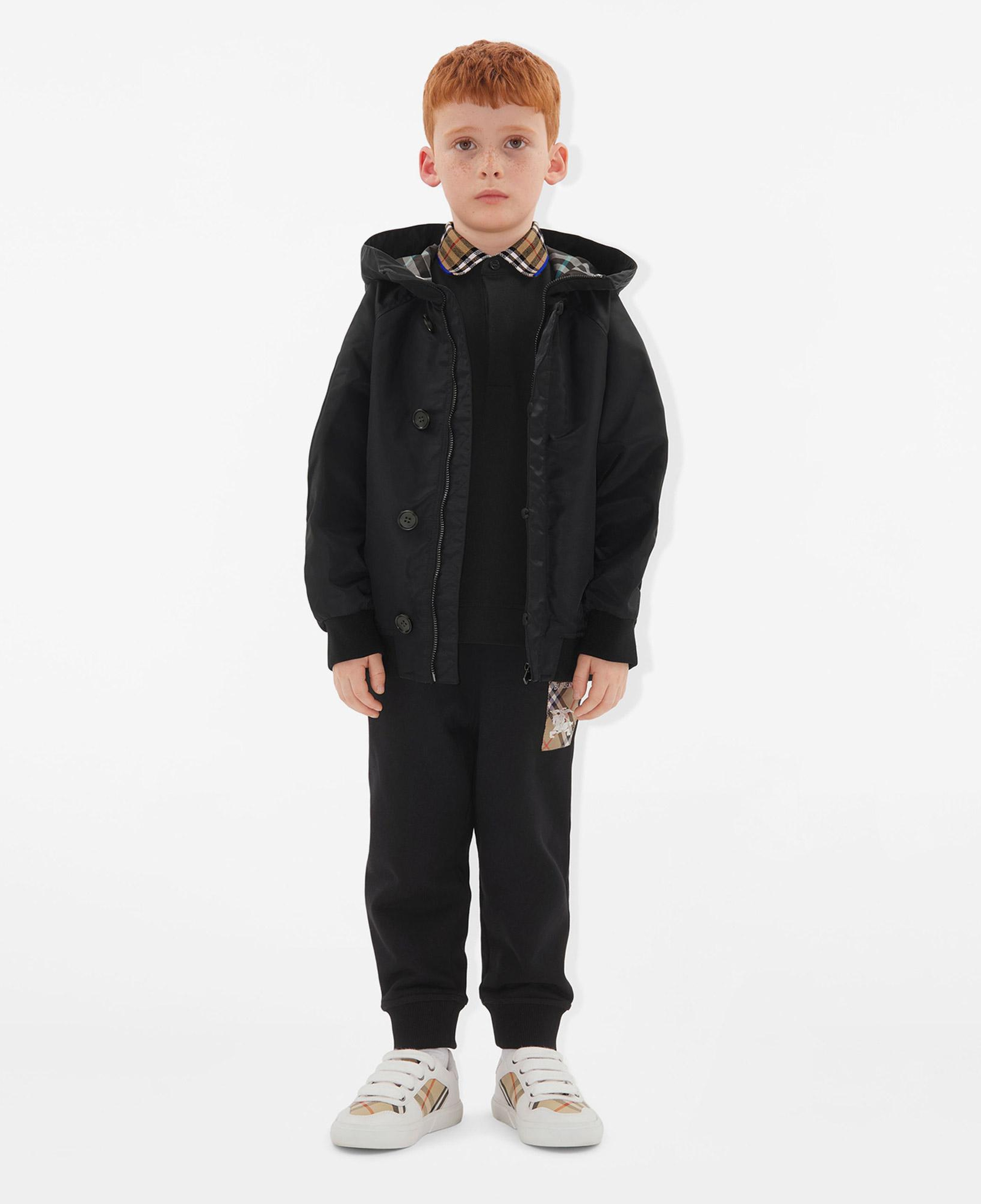 Burberry Bob Nylon Bomber Çocuk Siyah Mont
